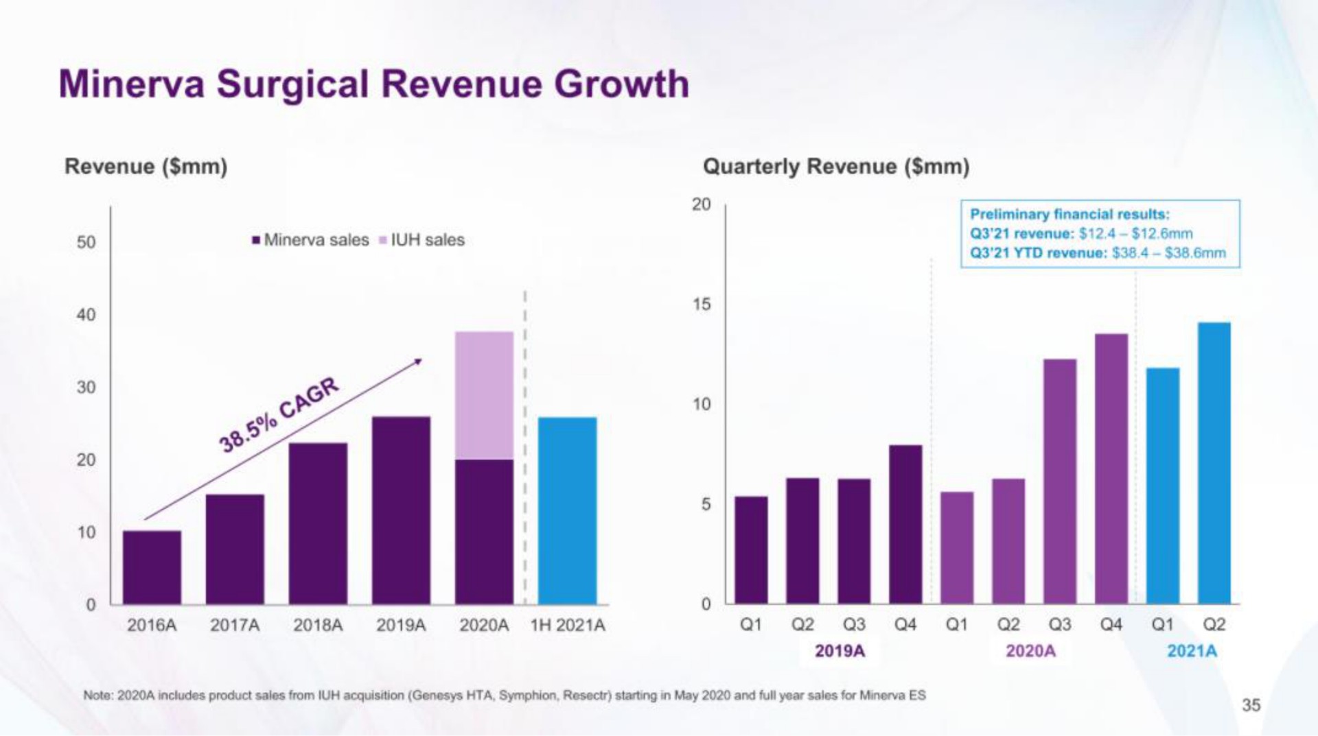 surgical revenue growth | Minerva