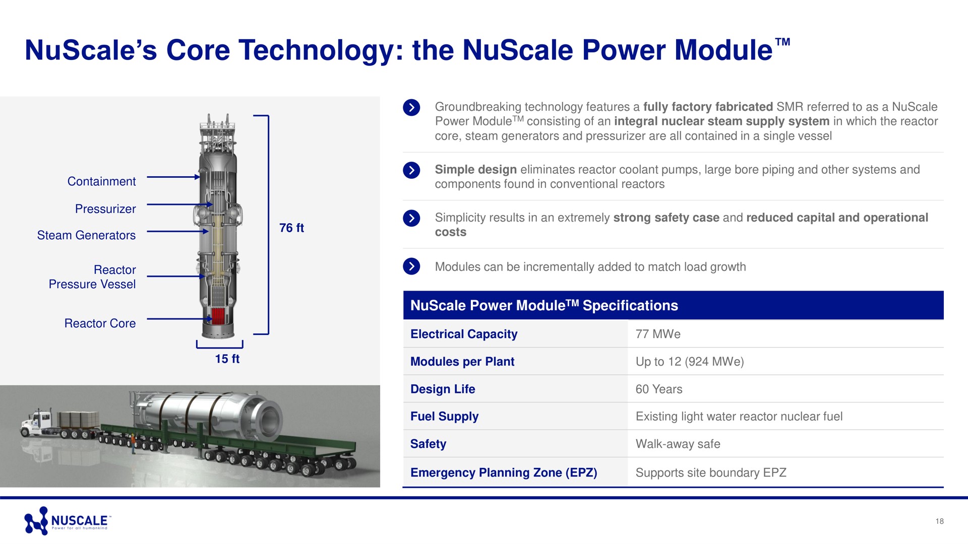 core technology the power module | Nuscale