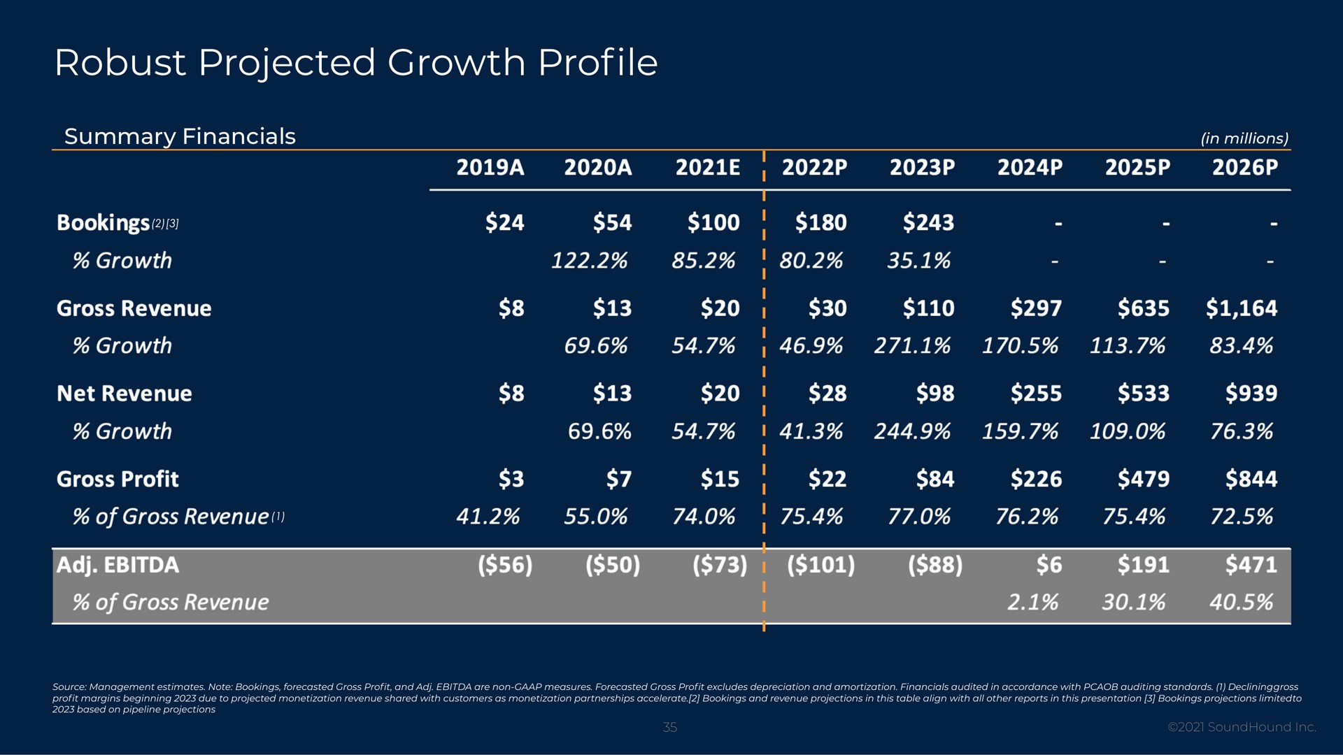 robust projected growth pro profile | SoundHound