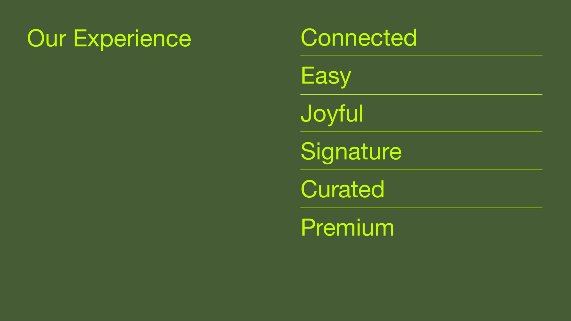 our experience connected easy joyful signature premium our experience easy joyful signature premium connected | Sonos