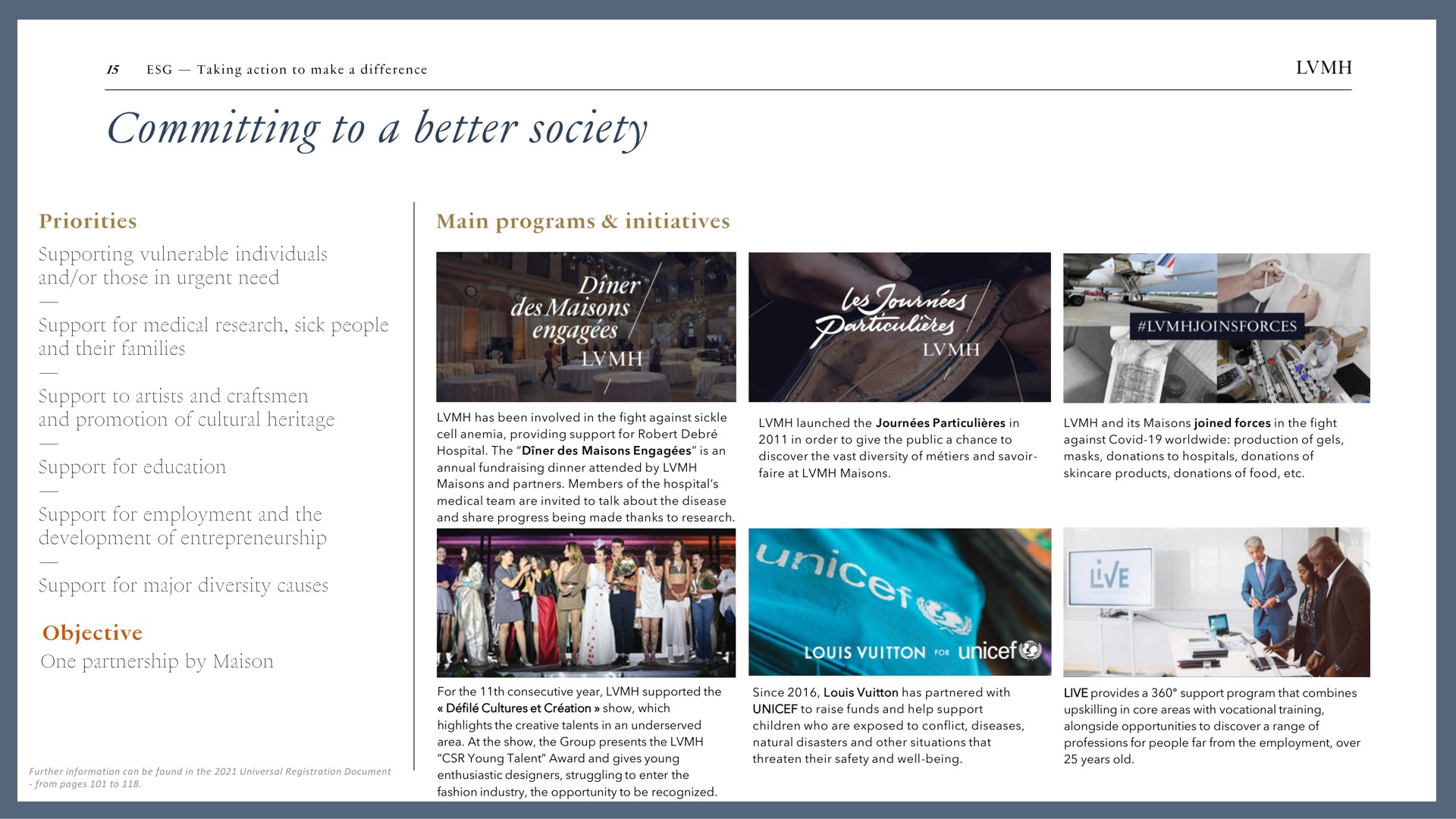 committing to a better society mae | LVMH