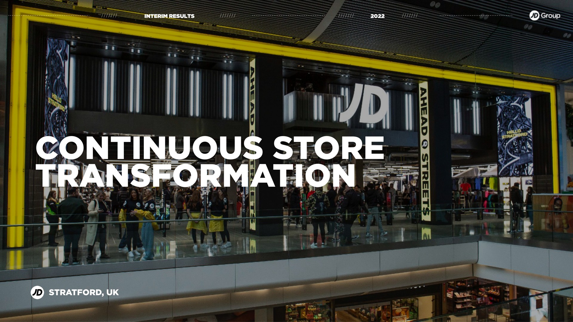 continuous store transformation i tst | JD Sports