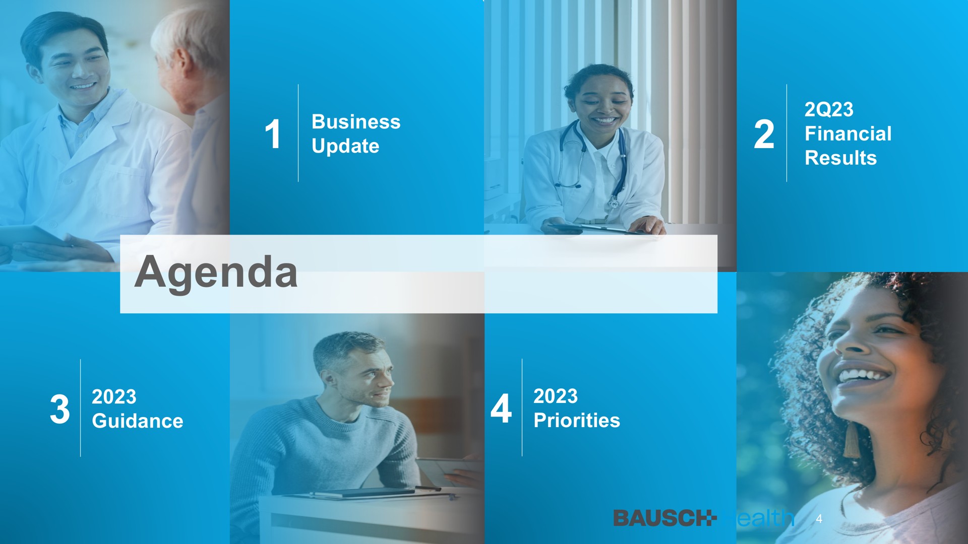 business update financial results agenda guidance priorities a | Bausch Health Companies