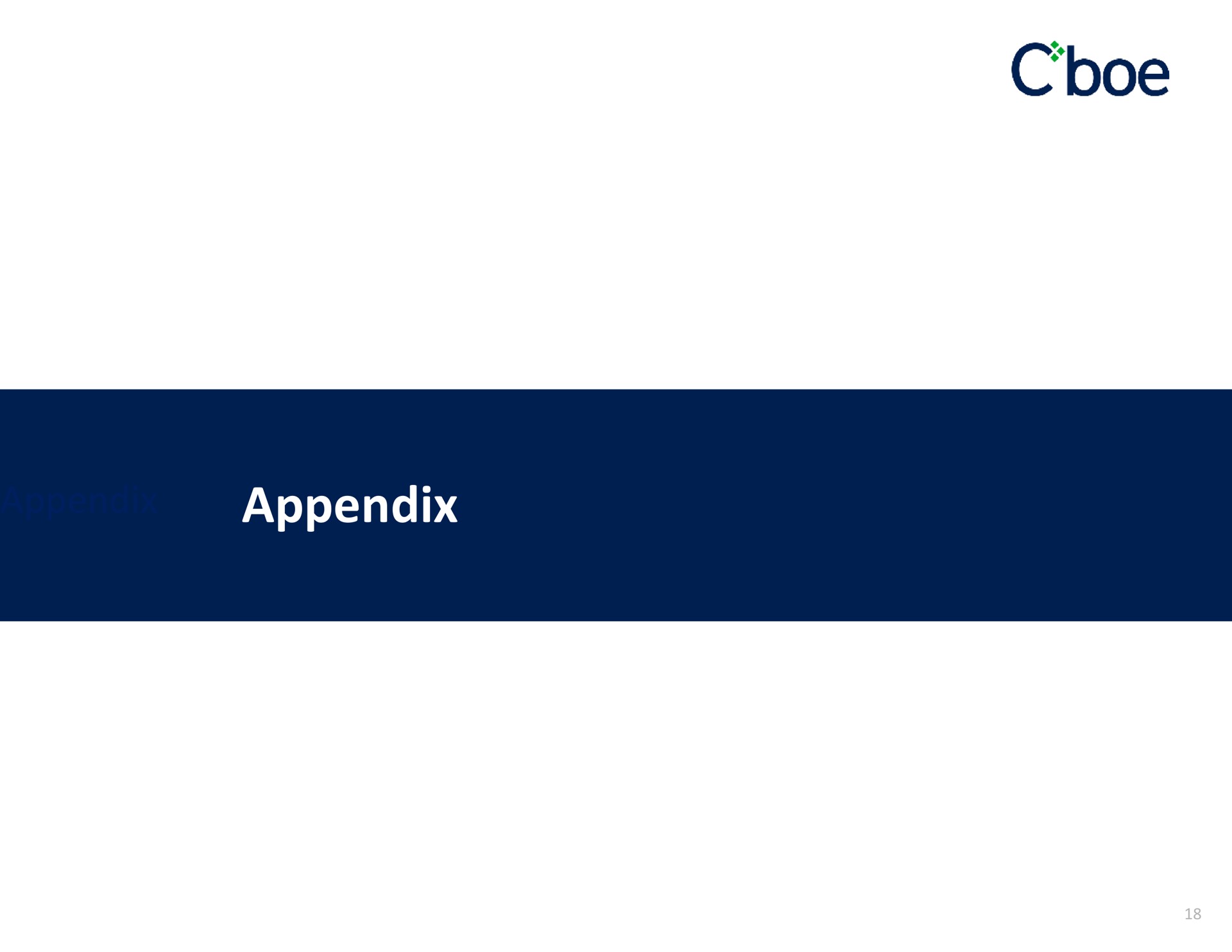 appendix appendix | Cboe
