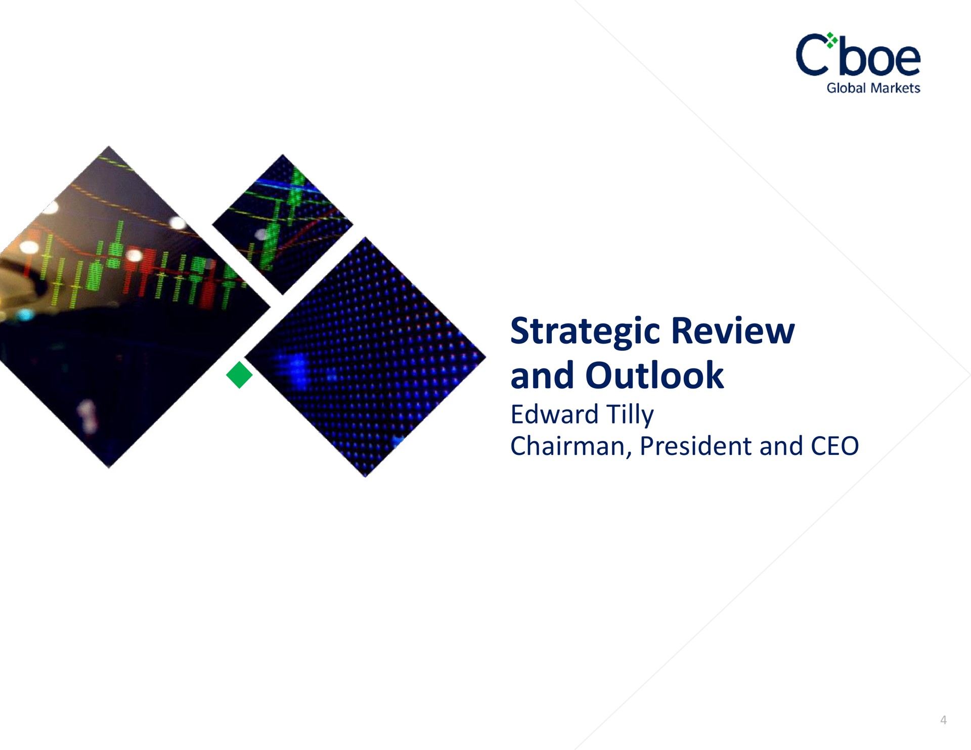 strategic review and outlook tilly chairman president and | Cboe