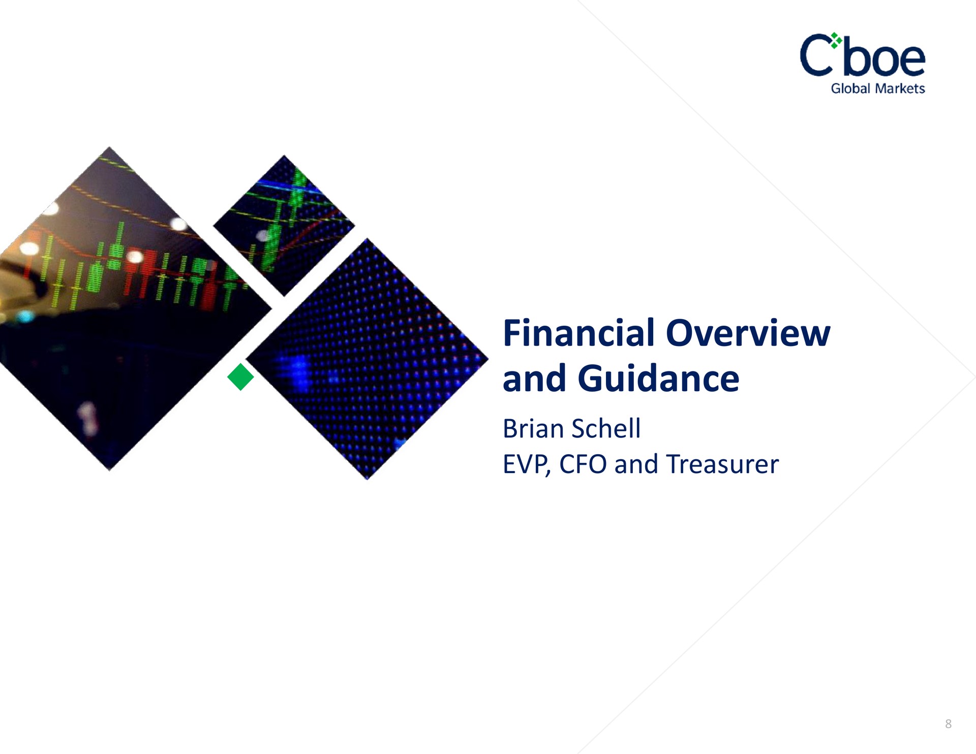 financial overview and guidance and treasurer | Cboe