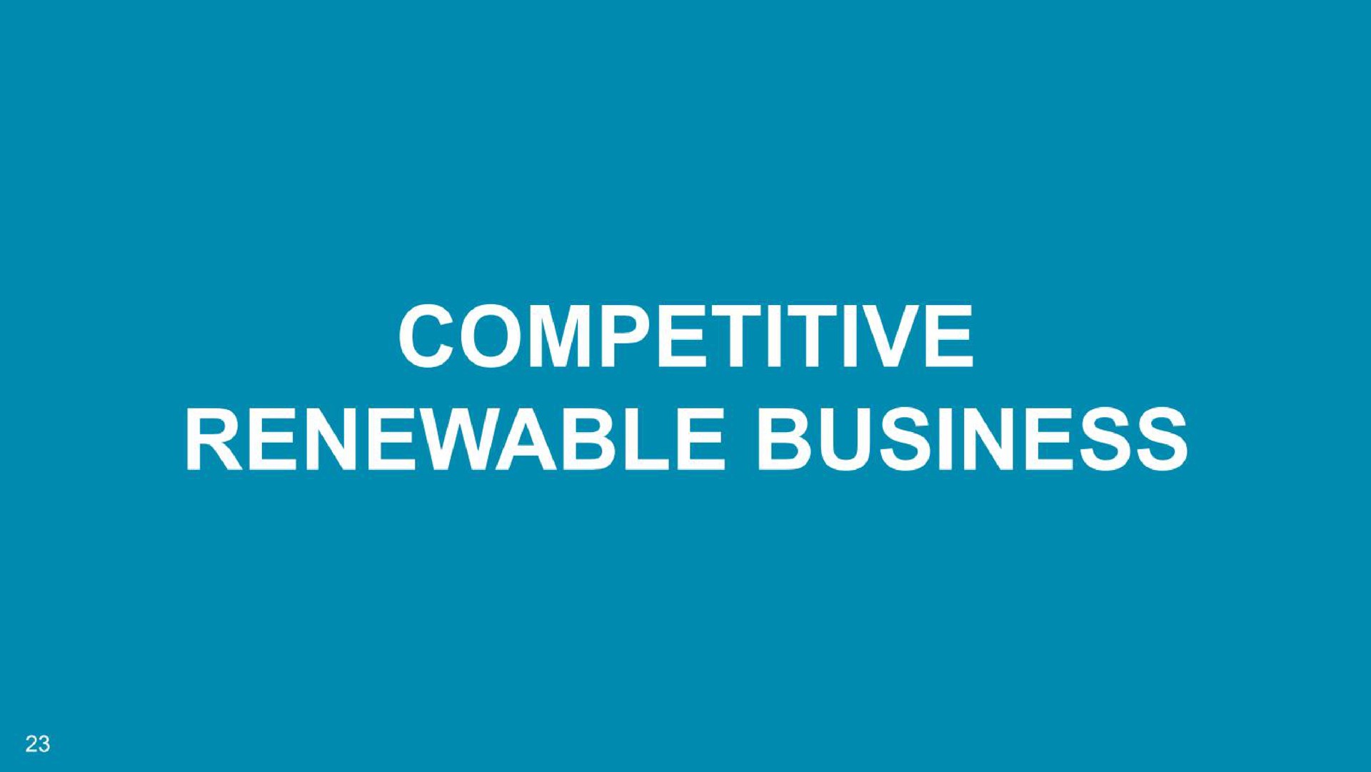 competitive renewable business | NW Natural Holdings