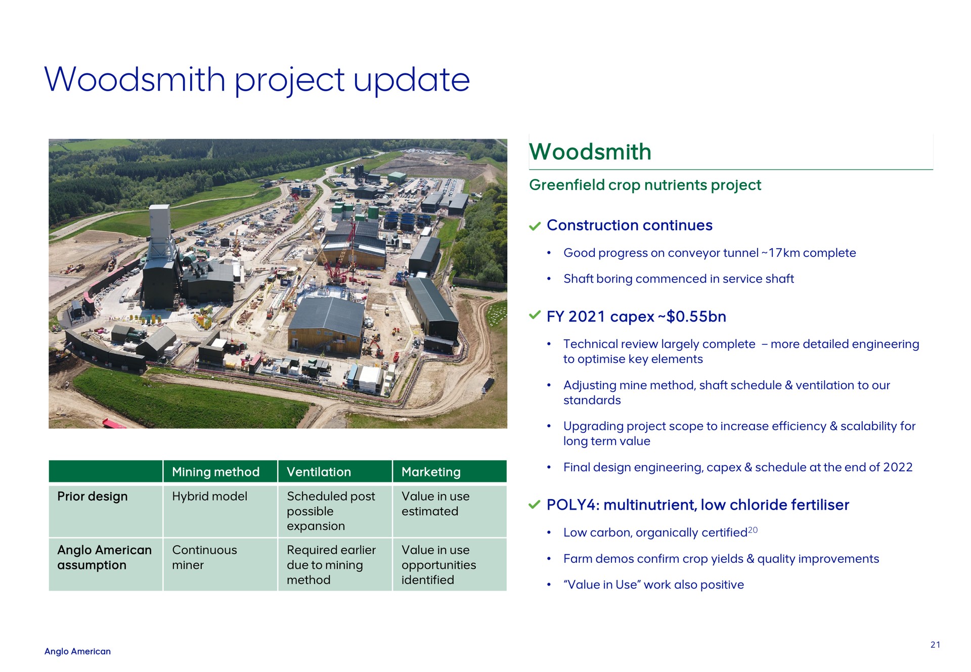 project update | AngloAmerican