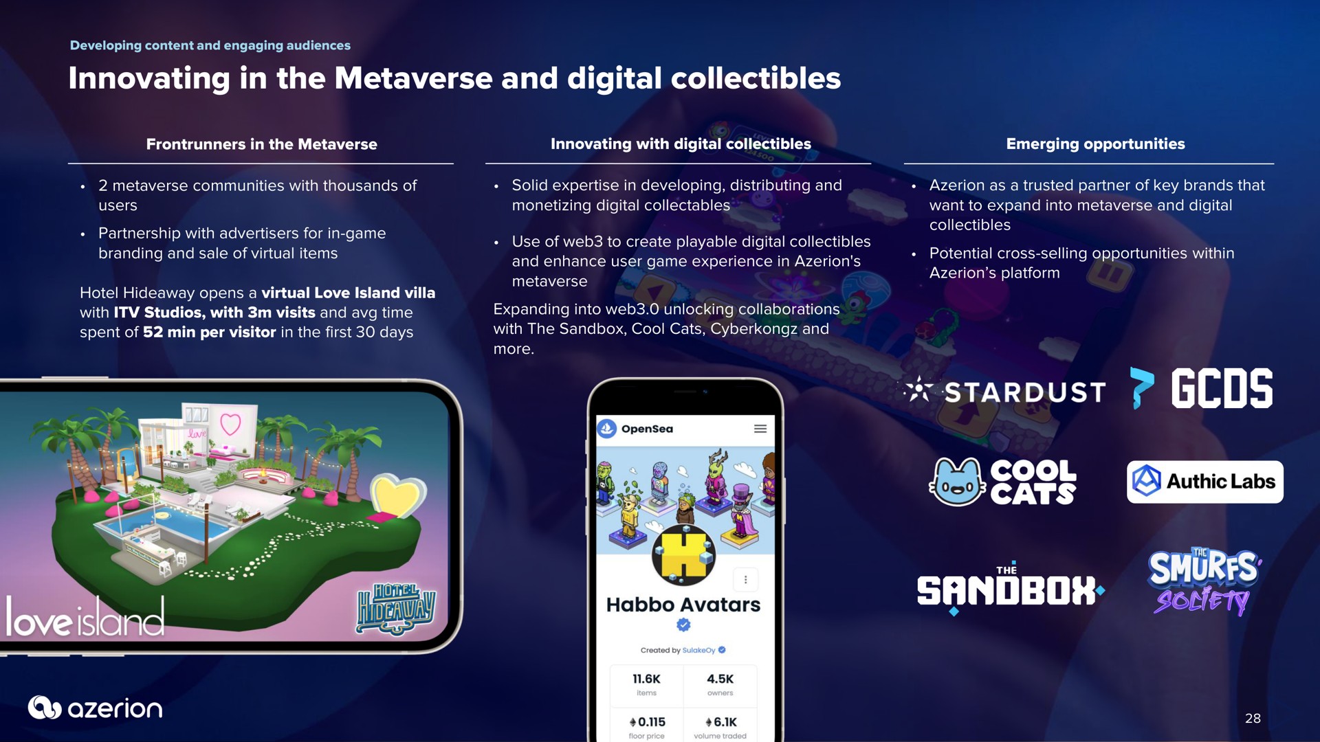 innovating in the and digital collectibles oust labs tilt at | Azerion