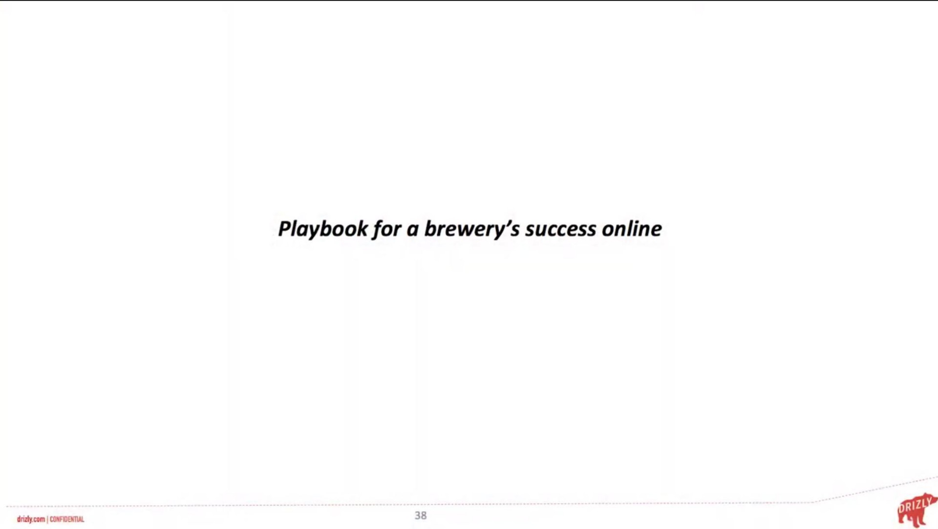 playbook for a brewery success | Drizly