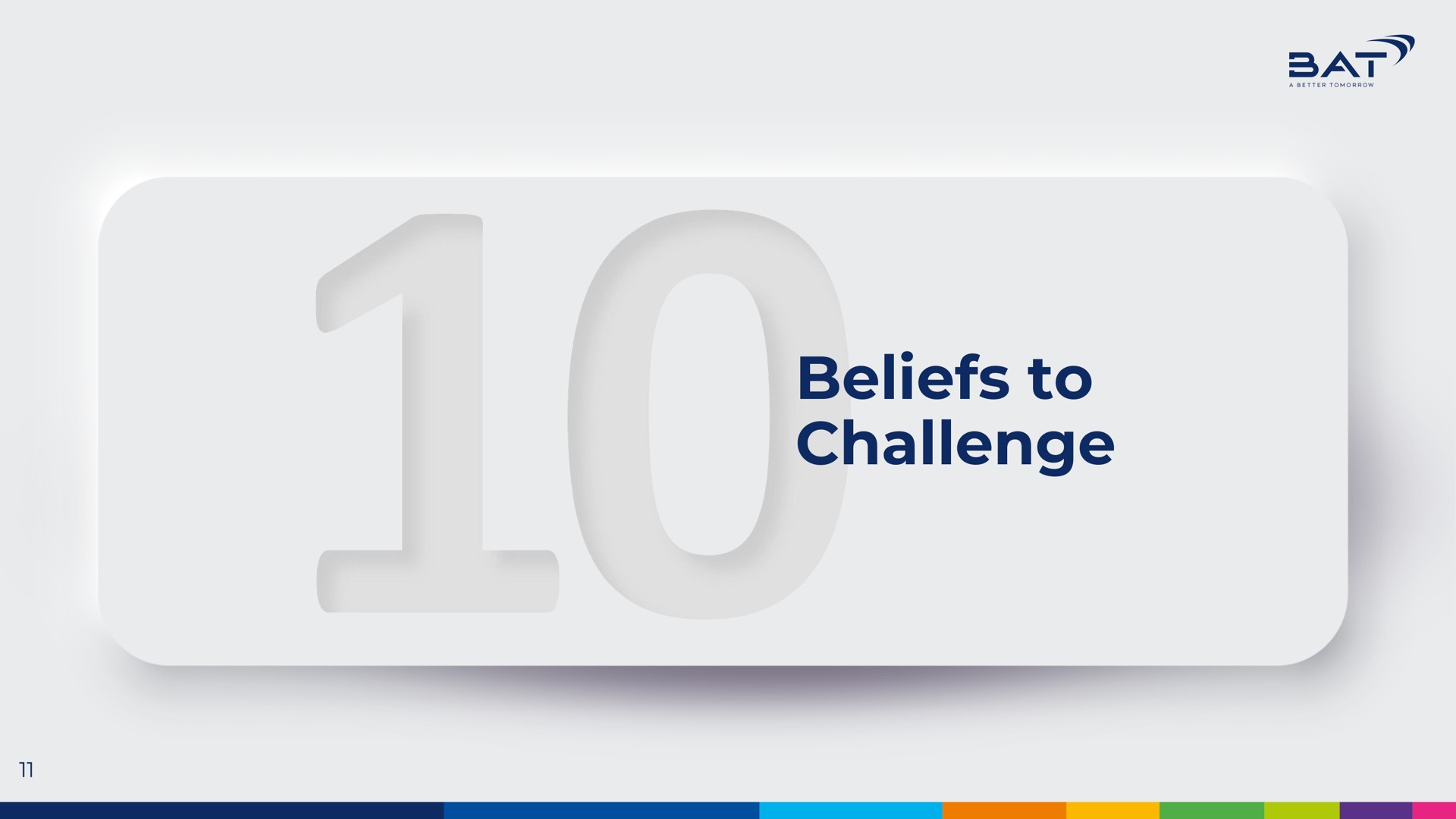 beliefs to challenge | BAT