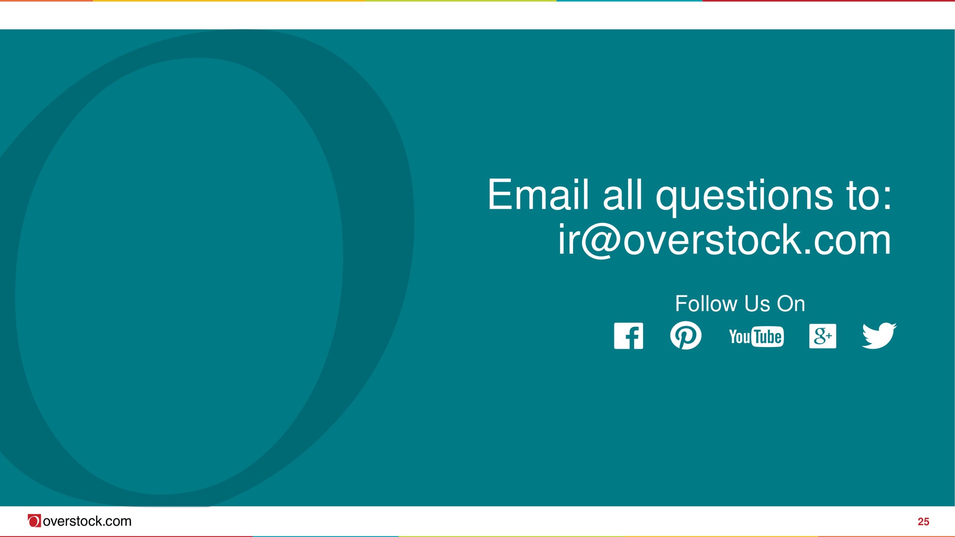 all questions to overstock we | Overstock