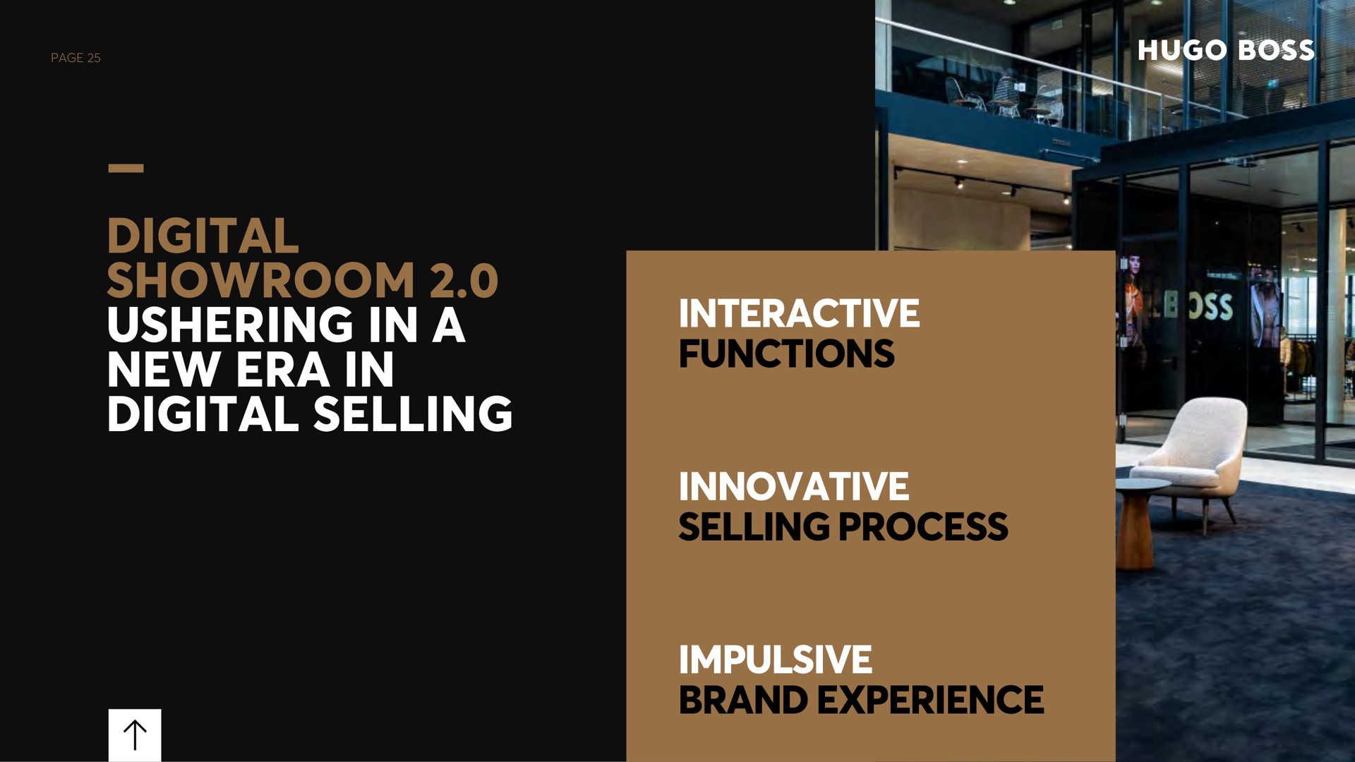 page i digital showroom ushering in a new era in digital selling interactive functions innovative selling process impulsive brand experience | Hugo Boss
