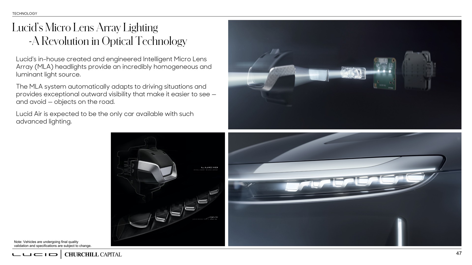 lucid micro lens array lighting a revolution in optical technology | Lucid Motors
