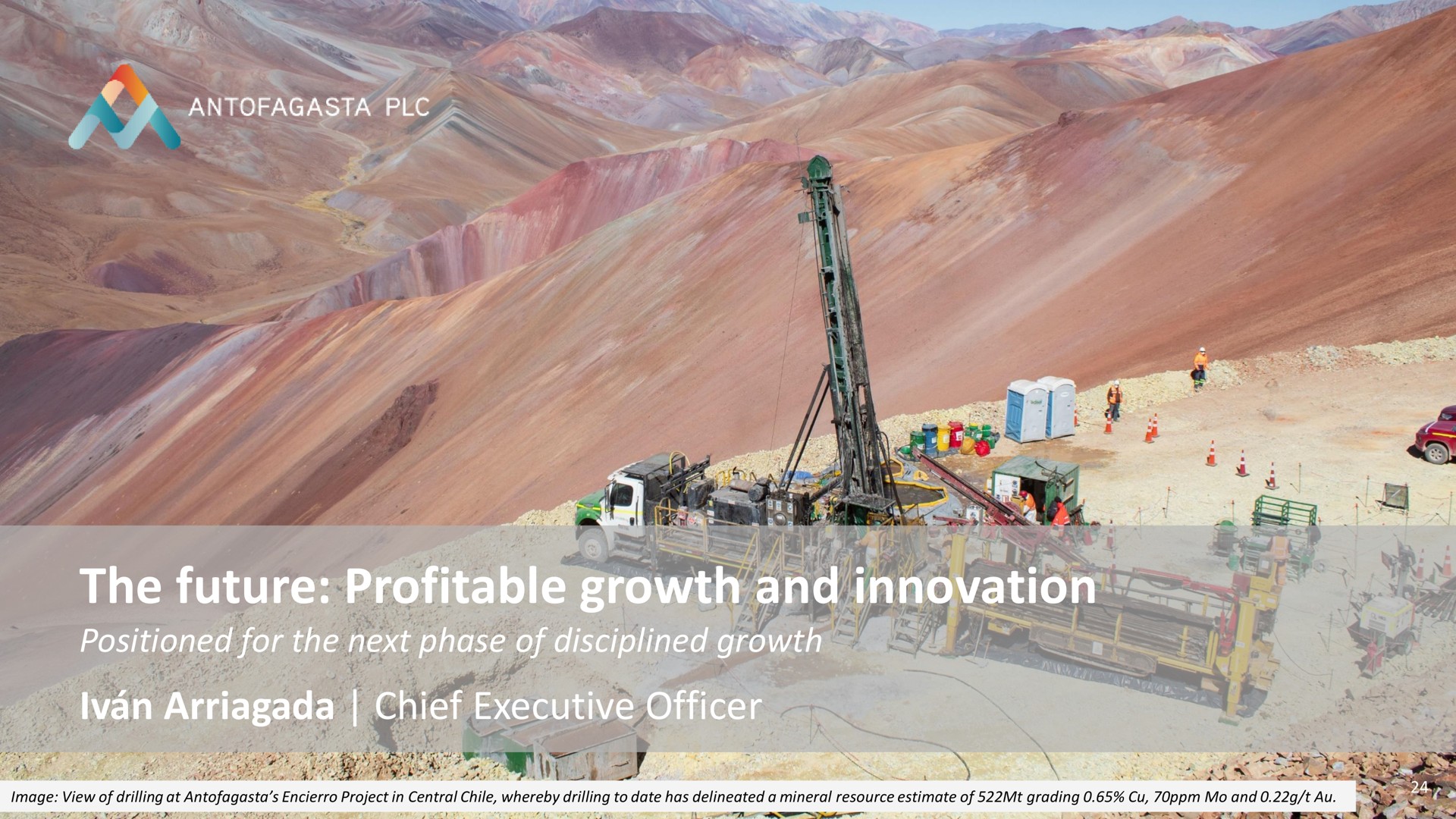 the future profitable growth and innovation chief executive officer | Antofagasta