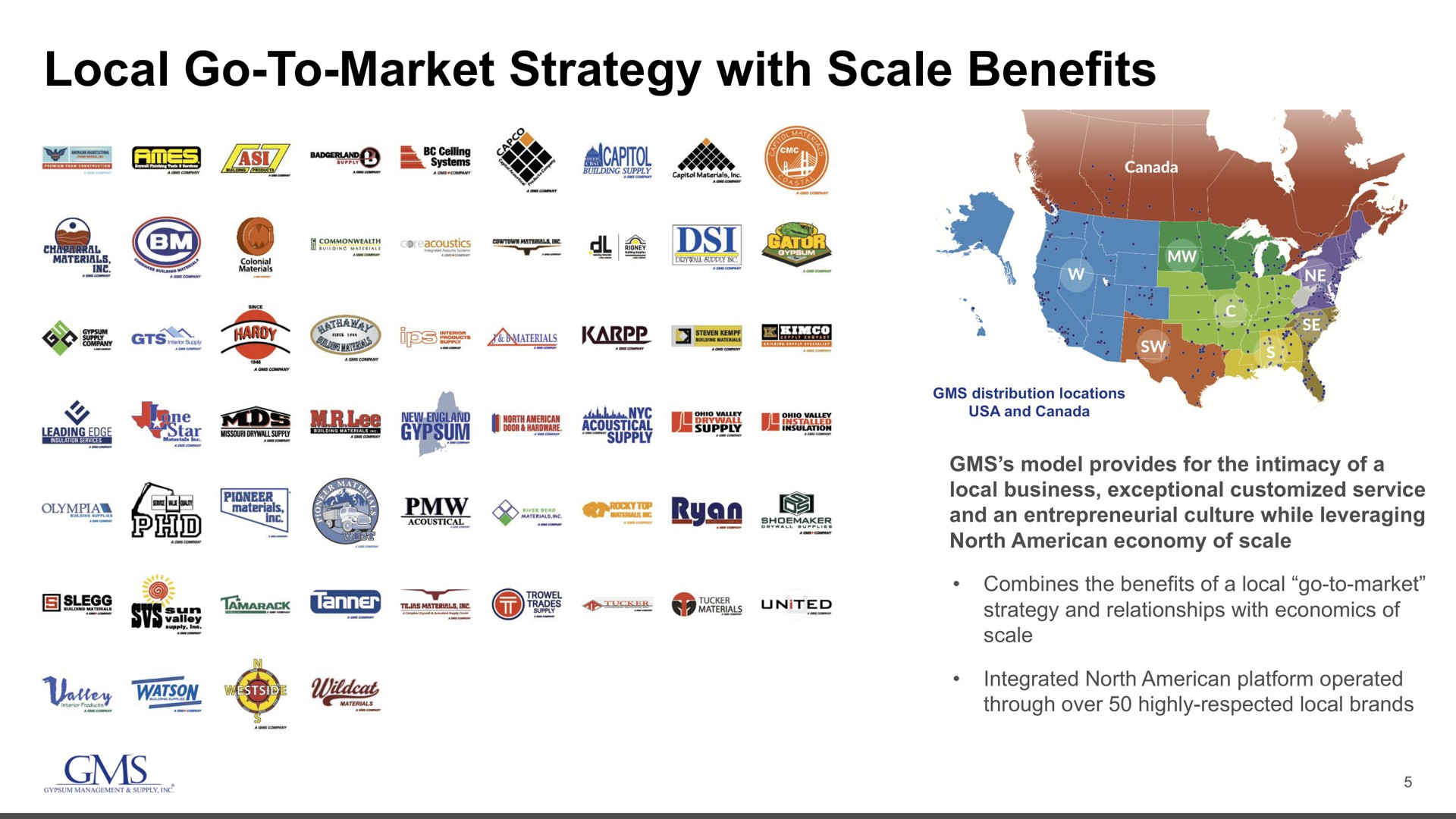 local go to market strategy with scale benefits a ons | GMS
