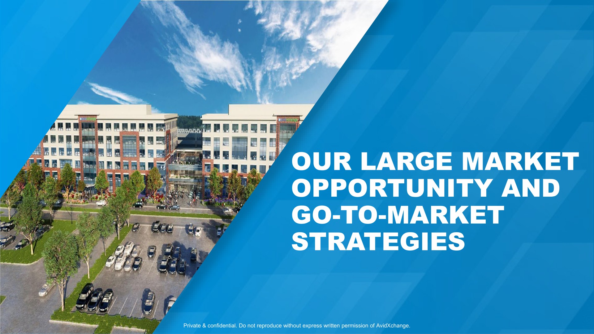 our large market opportunity and go to market strategies | AvidXchange