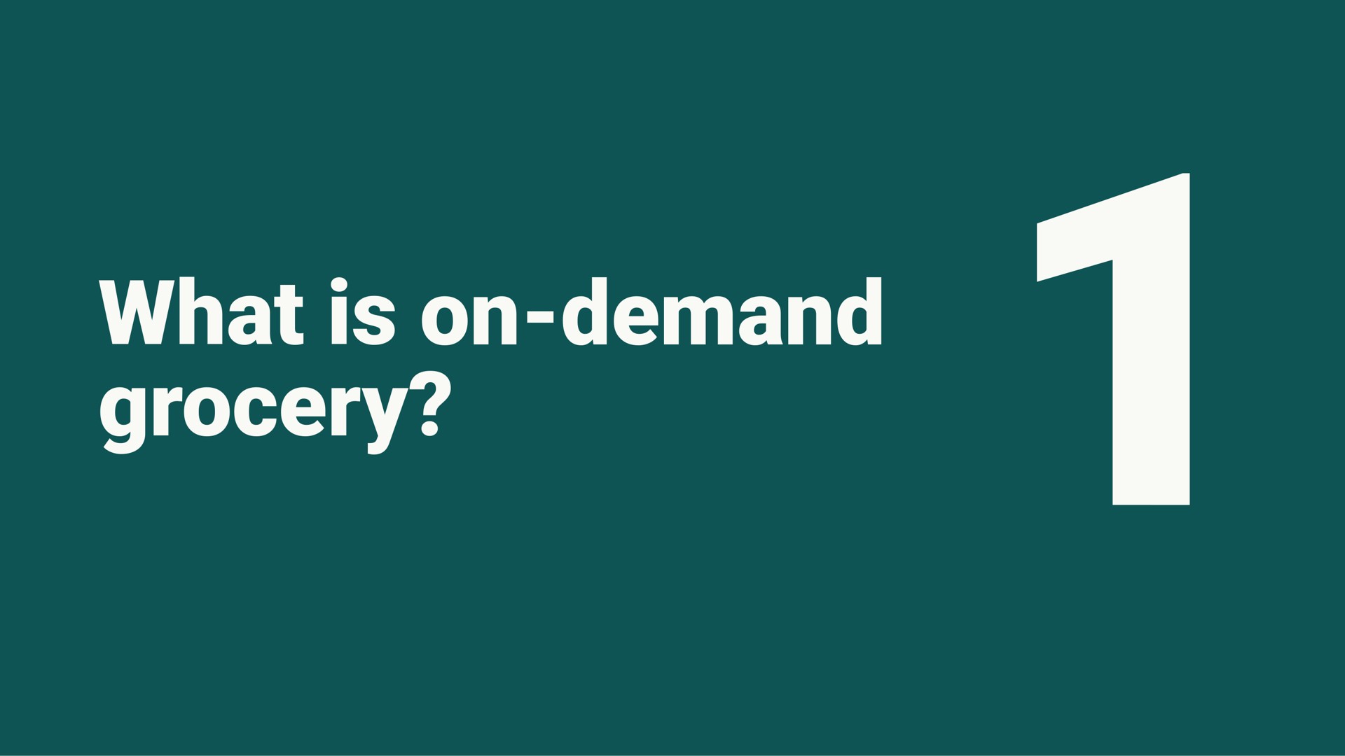 what is on demand grocery | Deliveroo