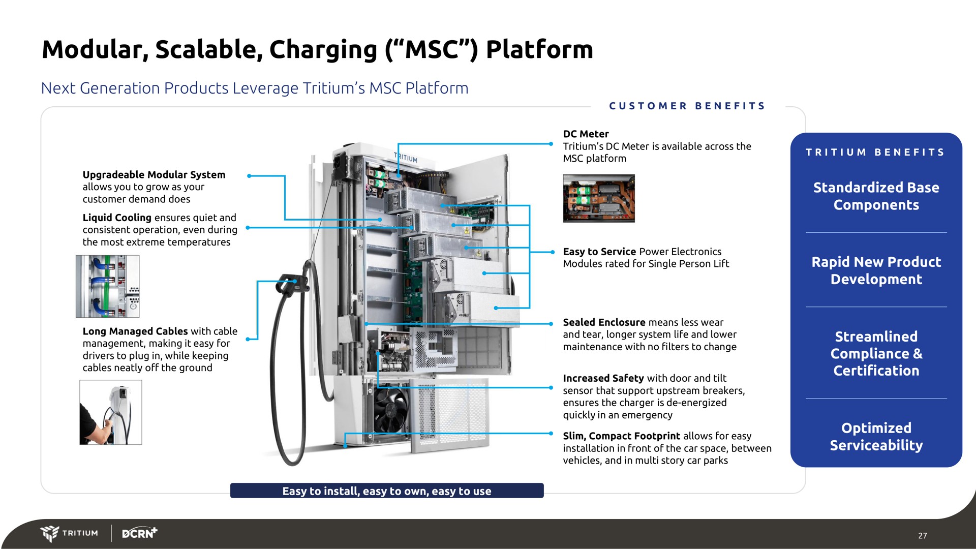 modular scalable charging platform | Tritium
