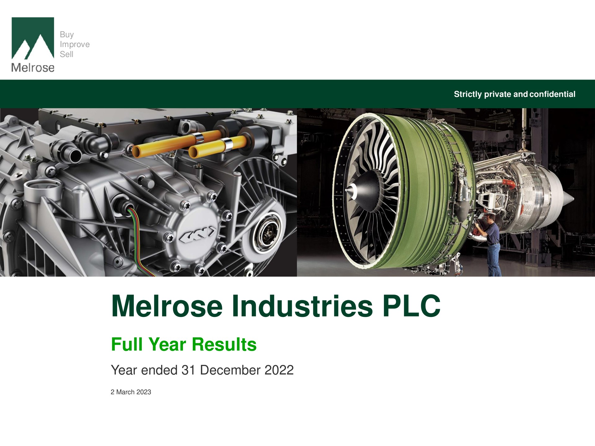 industries full year results | Melrose