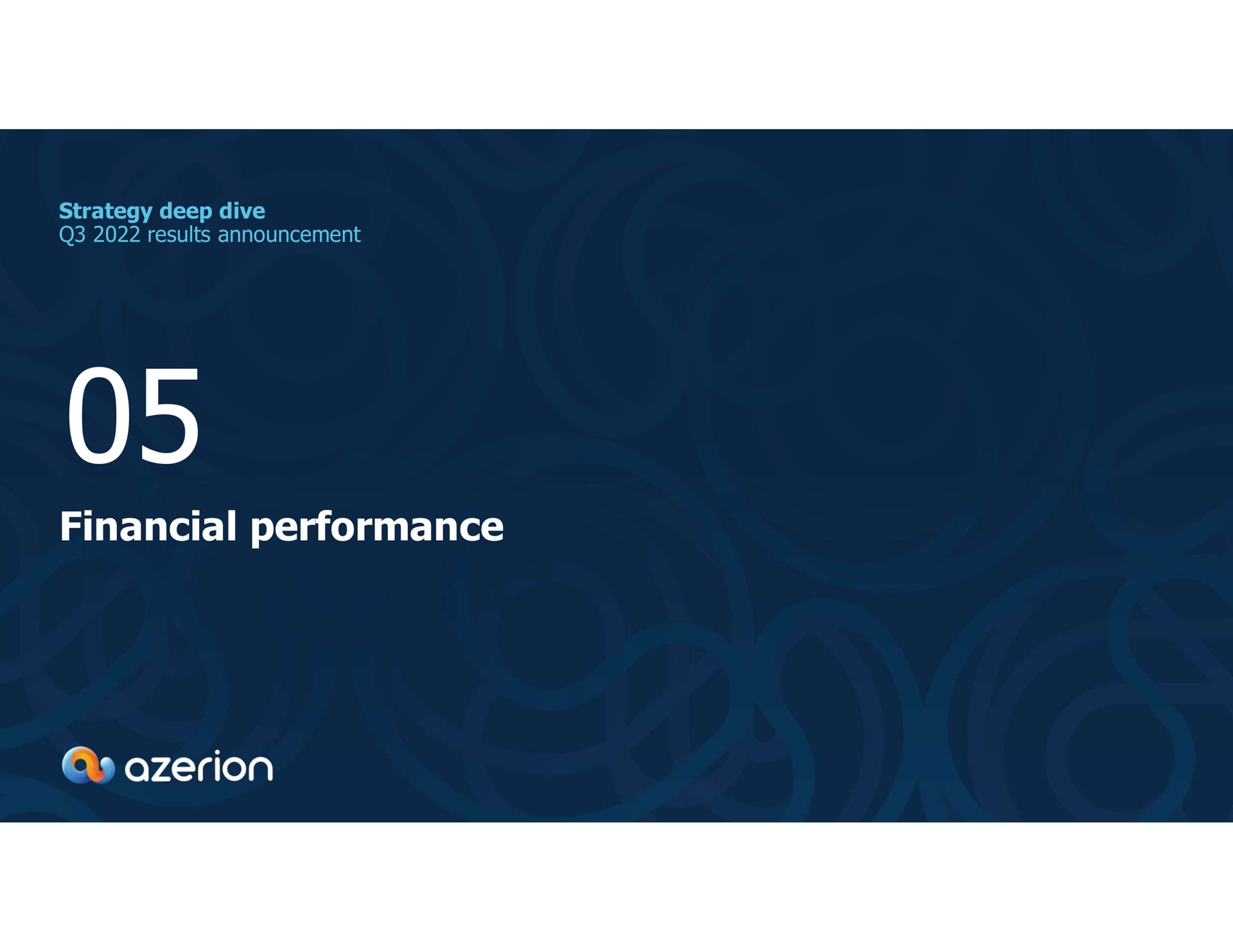 strategy deep dive results announcement financial performance as | Azerion