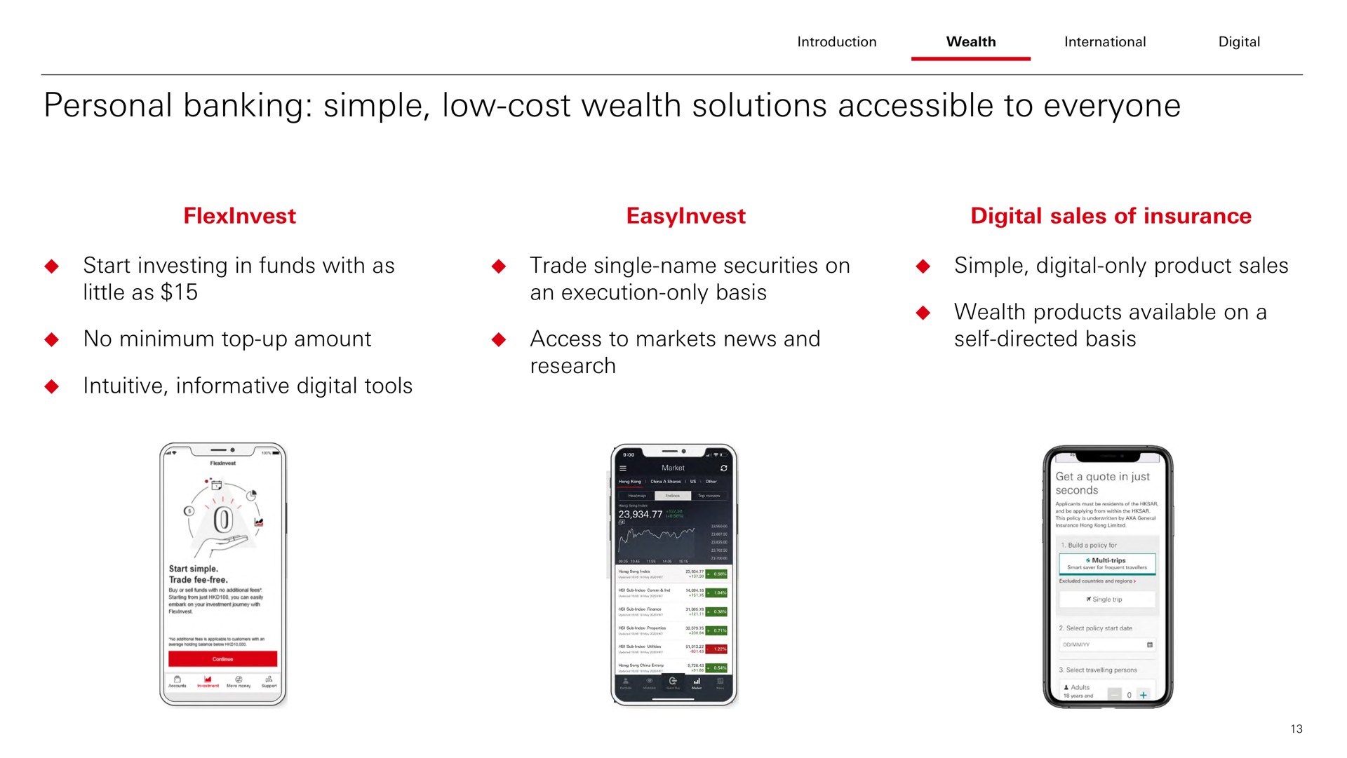 personal banking simple low cost wealth solutions accessible to everyone little as | HSBC