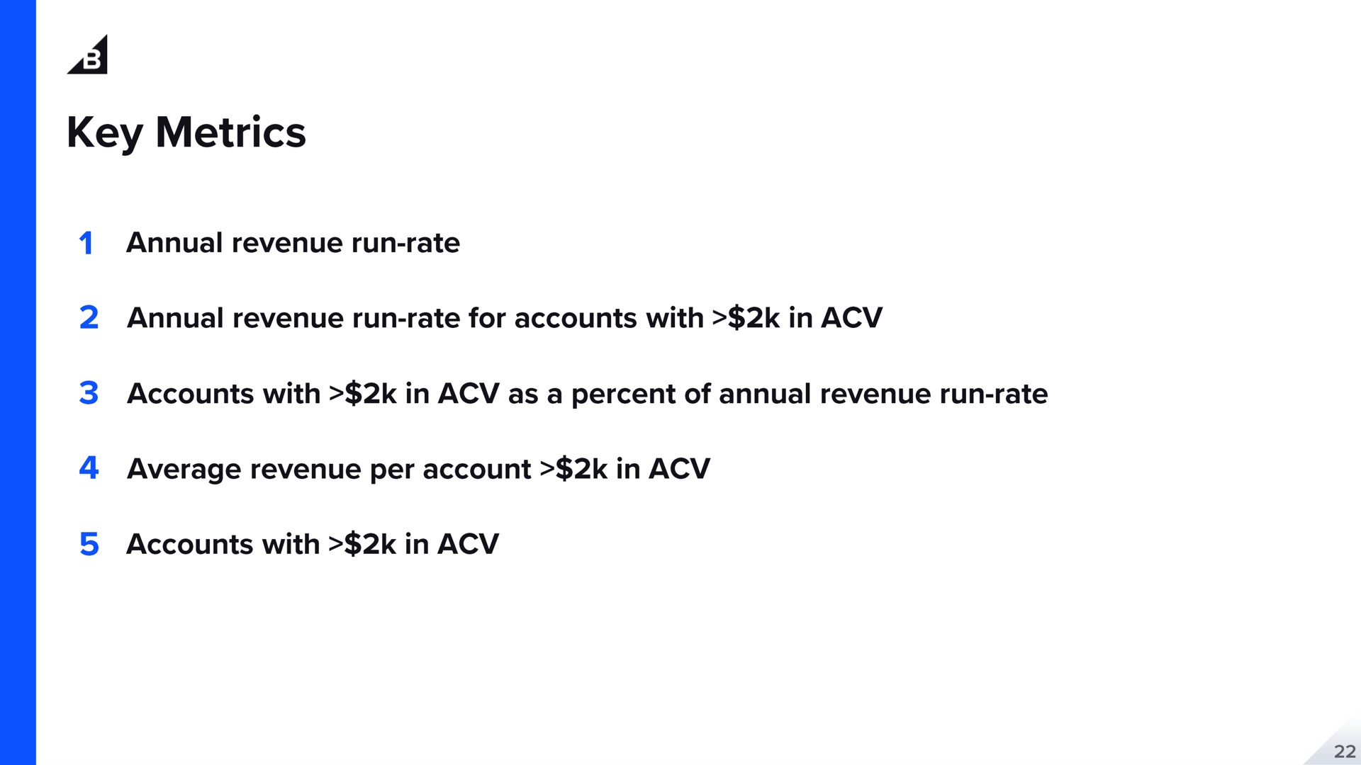 key metrics annual revenue run rate average revenue per account in | BigCommerce