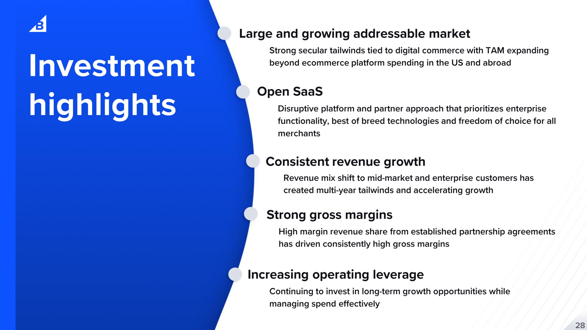highlights consistent revenue growth increasing operating leverage | BigCommerce