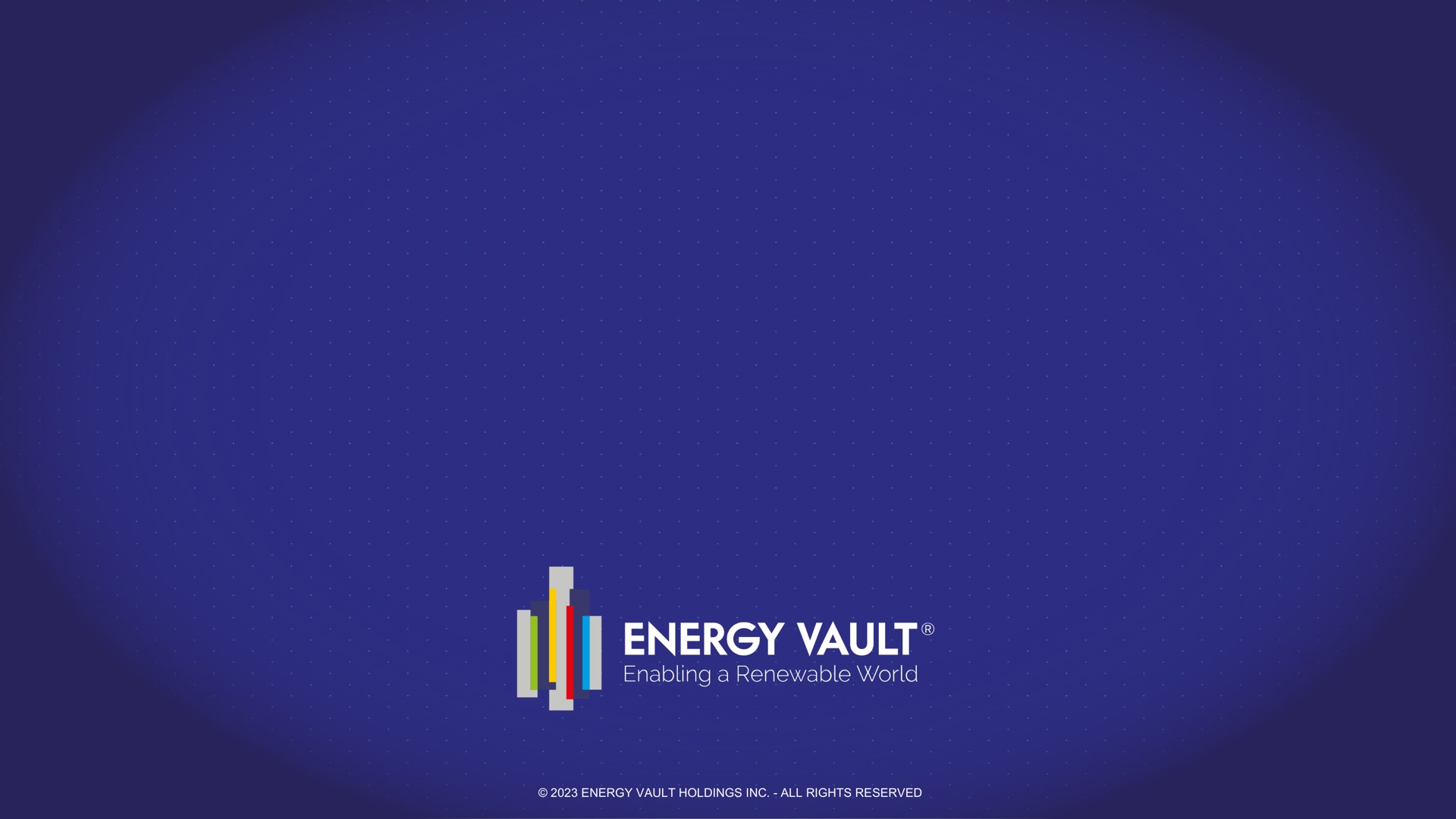 an | Energy Vault