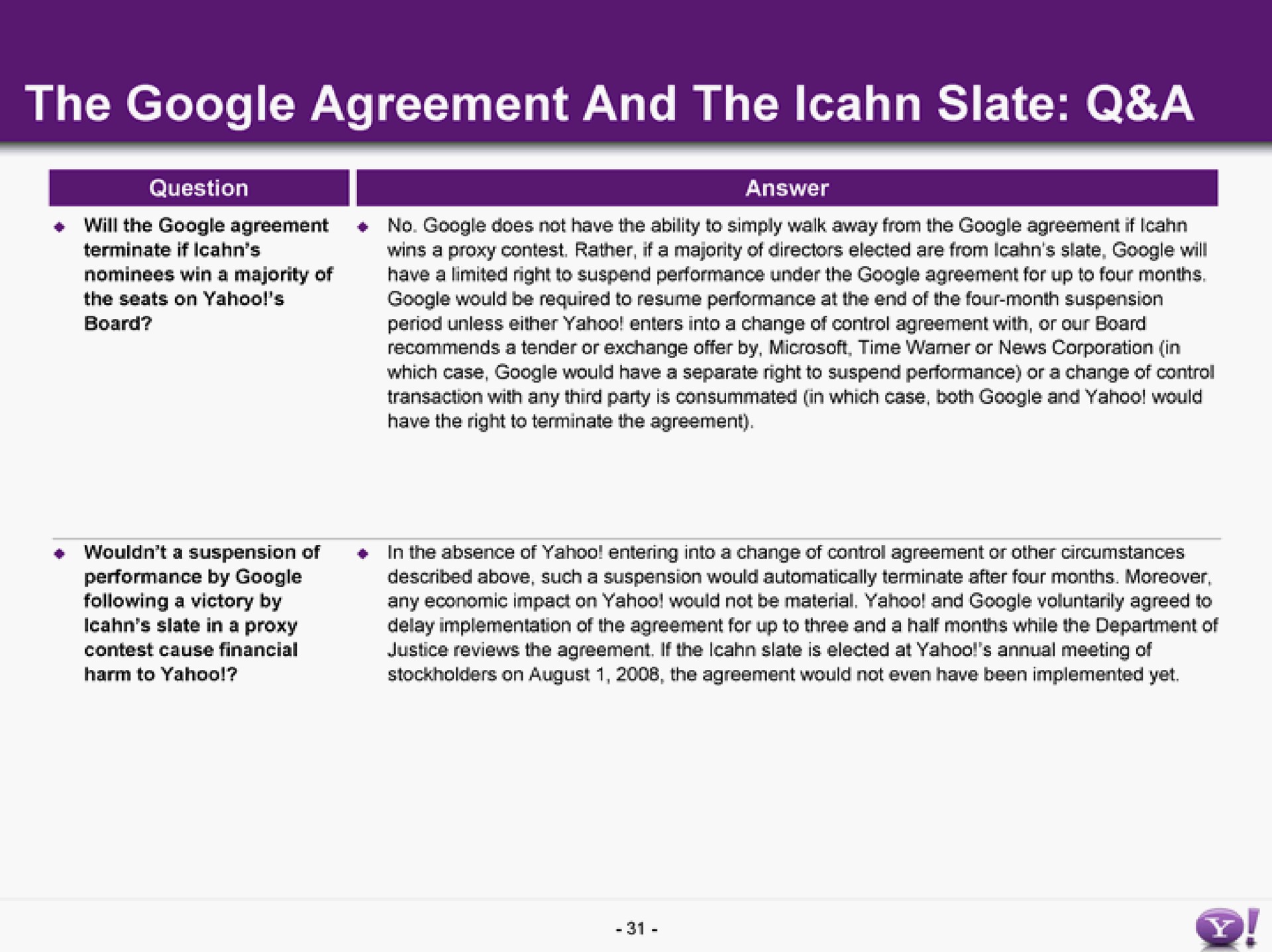 the agreement and the slate a | Yahoo
