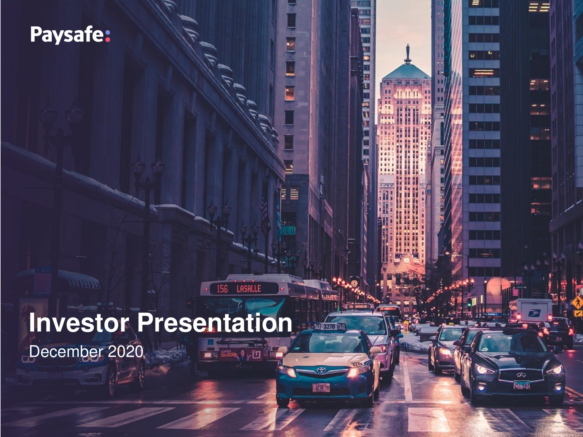 investor presentation lid i gee | Paysafe