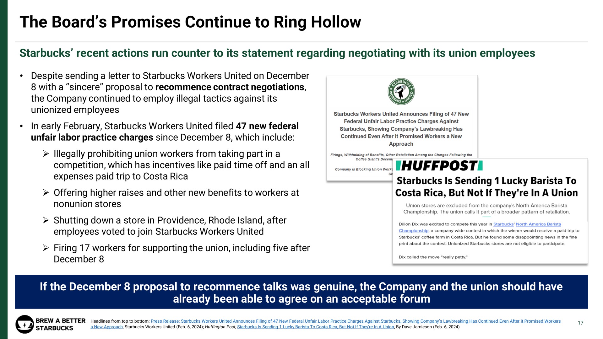 the board promises continue to ring hollow | Strategic Organizing Center