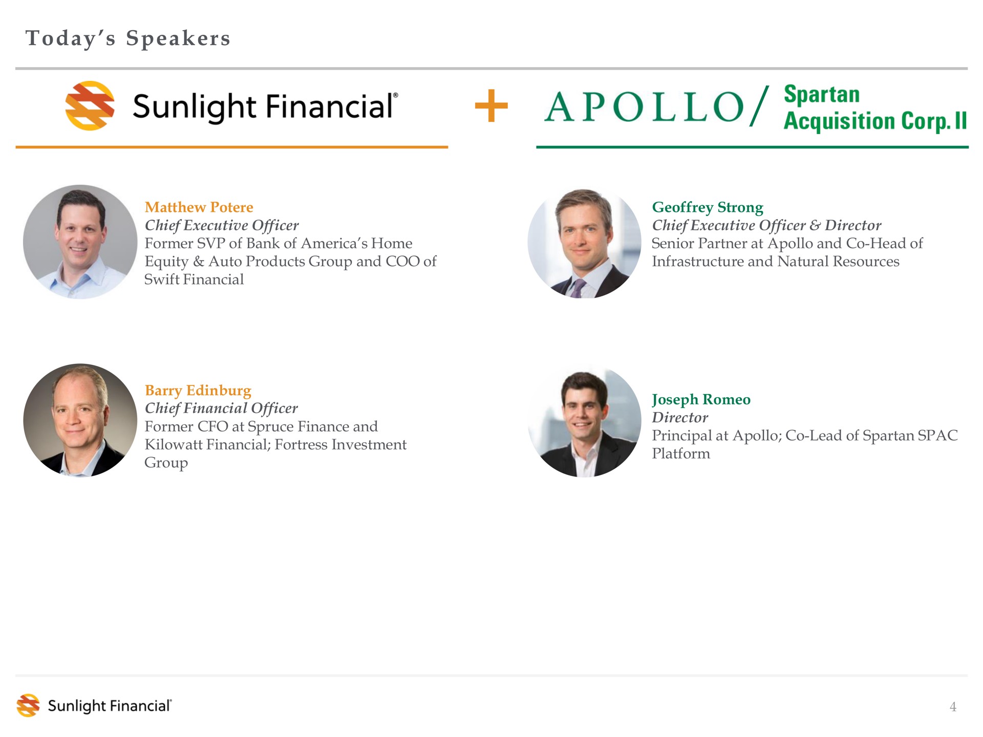 today speakers sunlight financial cine corp | Sunlight Financial