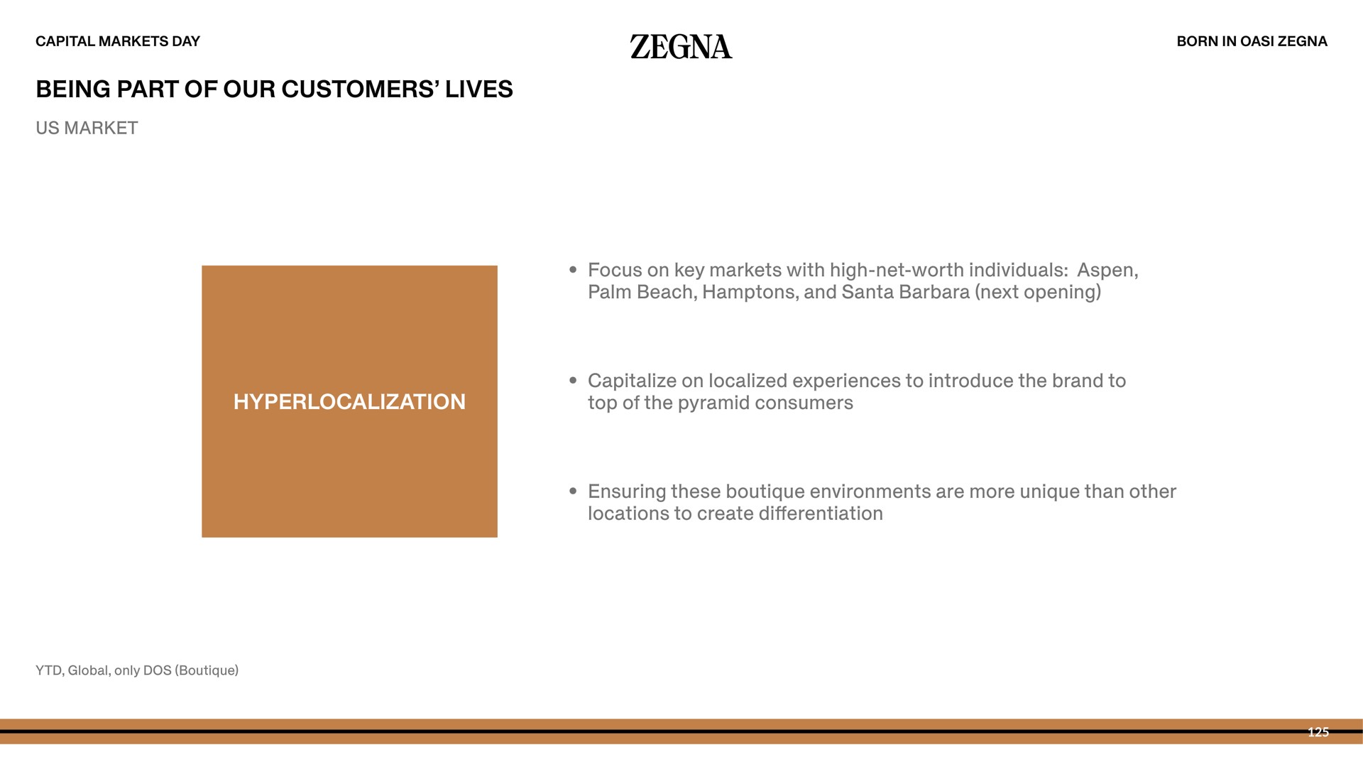 being part of our customers lives us market | Zegna