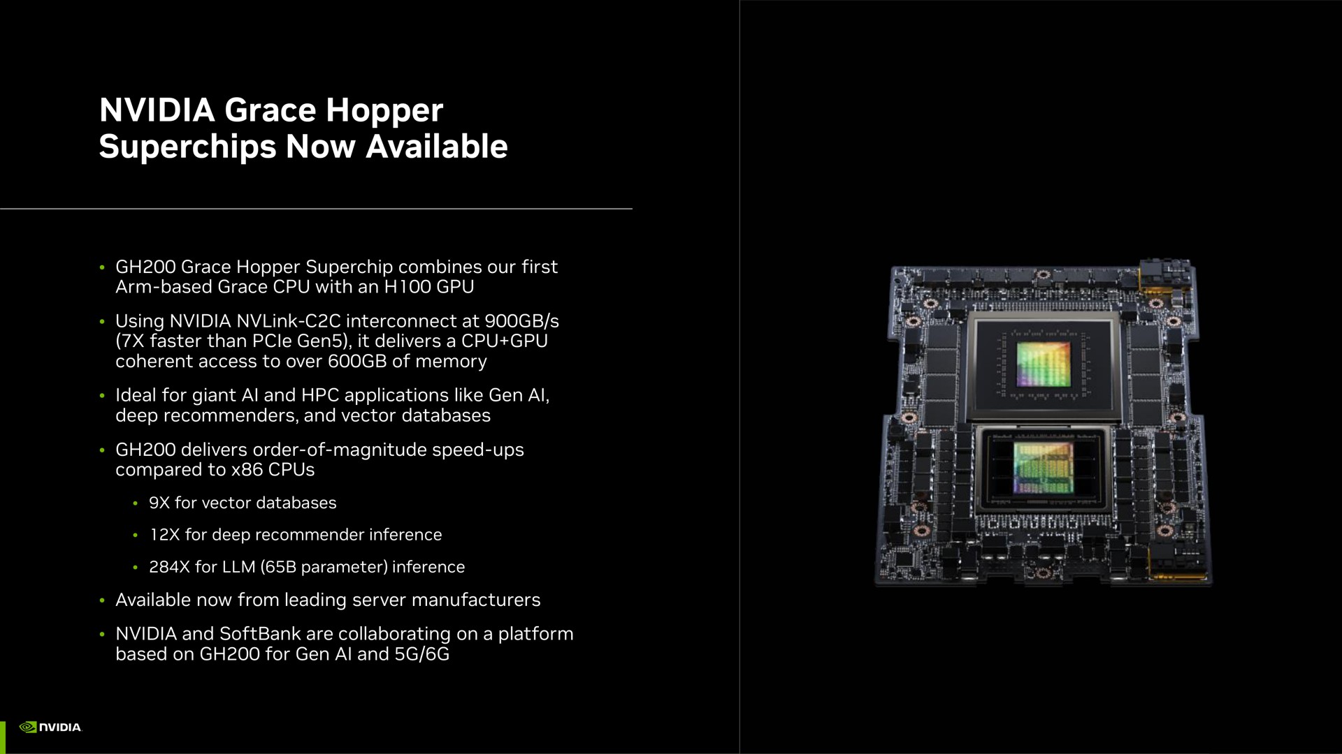 grace hopper now available | NVIDIA