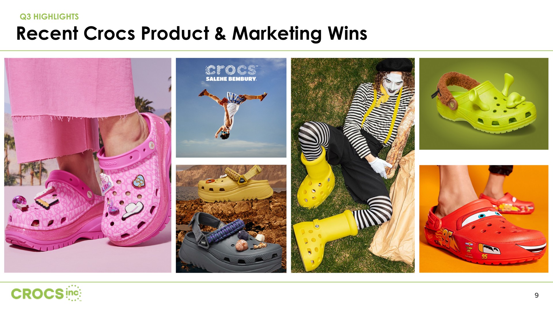 recent product marketing wins | Crocs