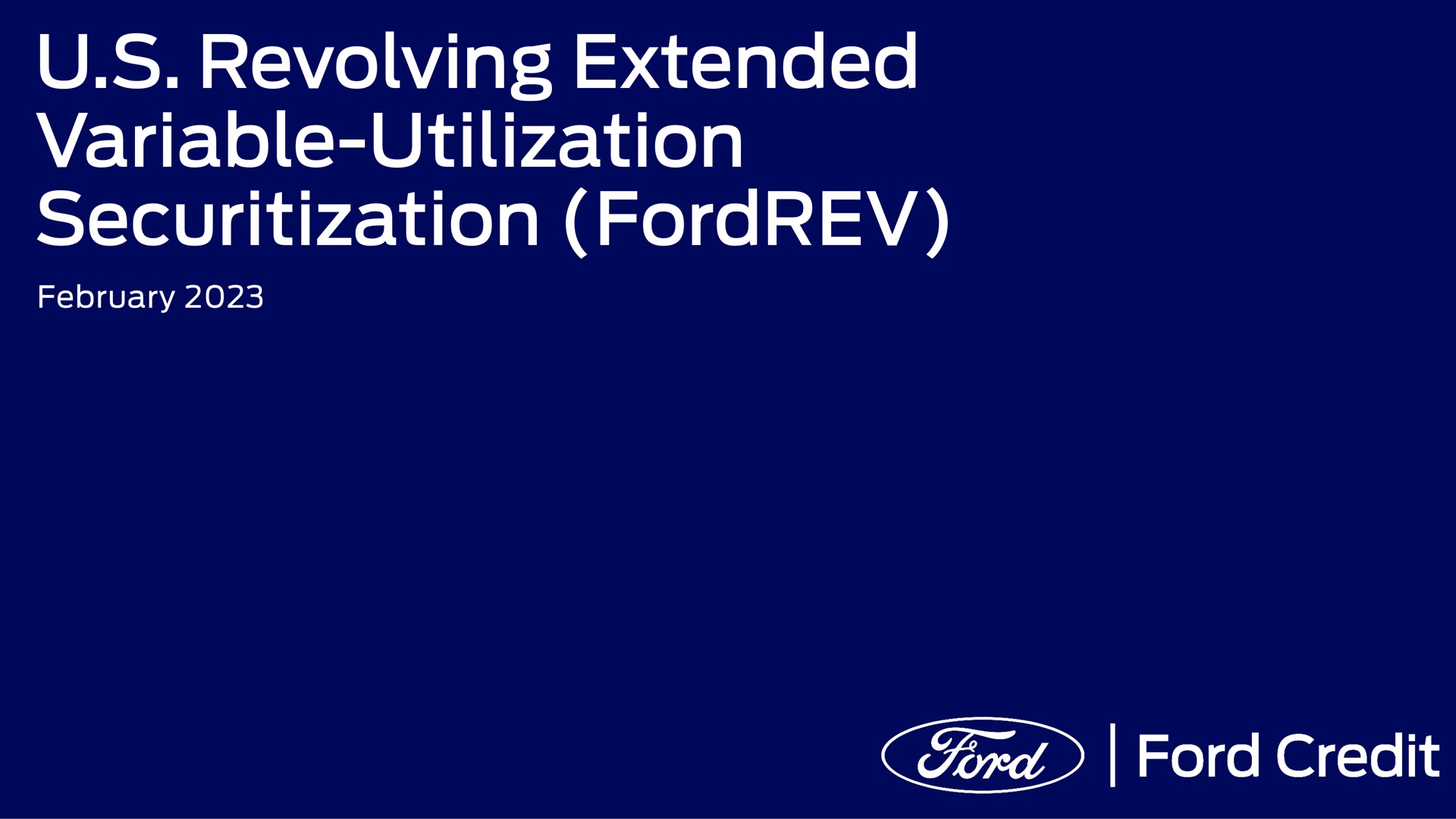 revolving extended variable utilization | Ford Credit