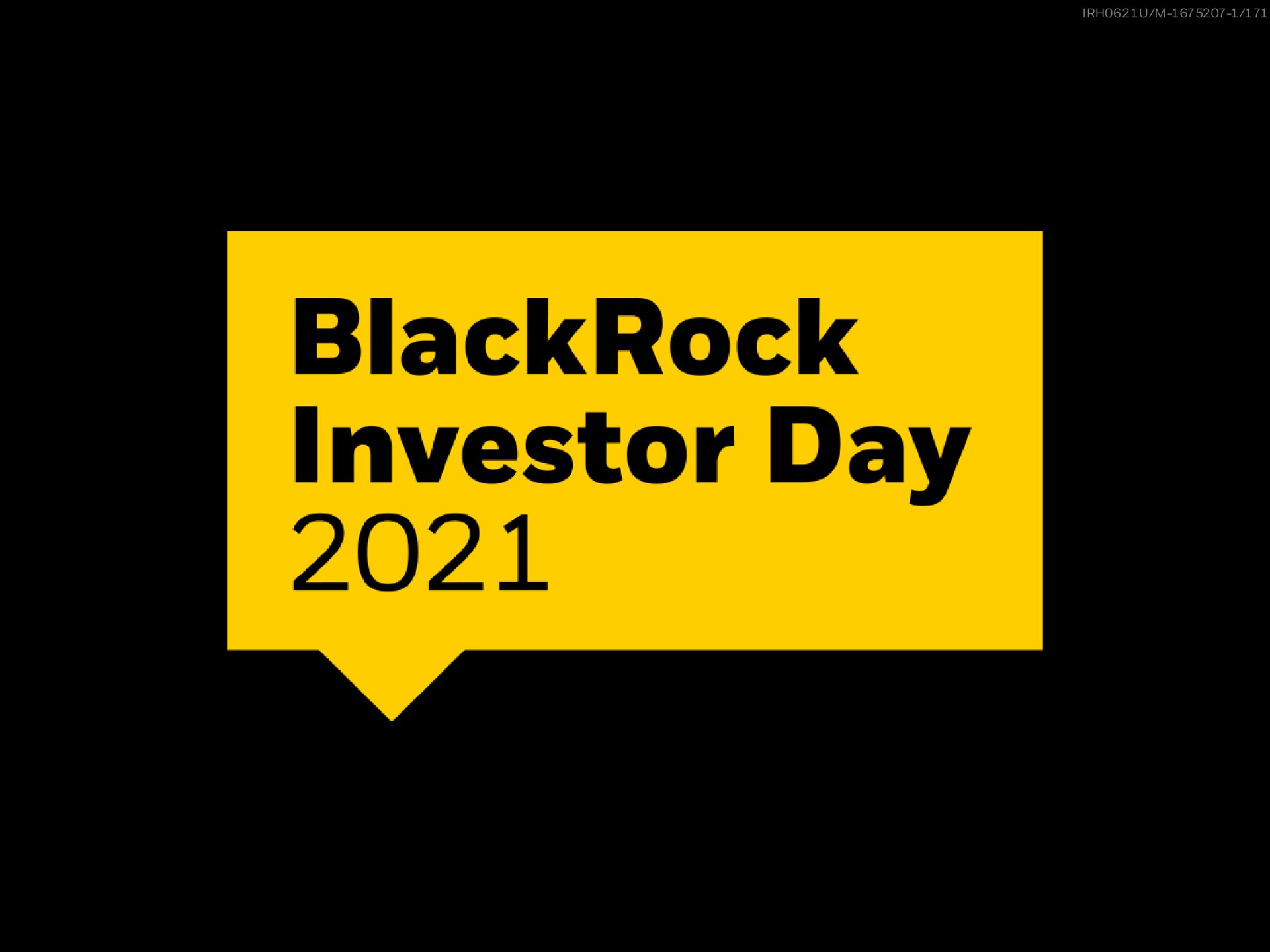 investor day | BlackRock