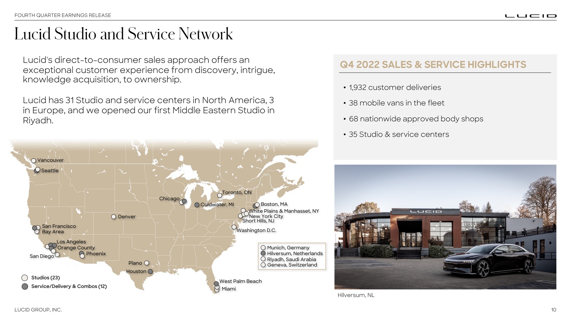 lucid studio and service network sales service highlights | Lucid Motors