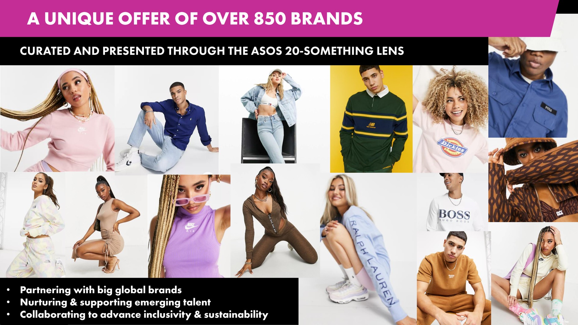 a unique offer of over brands | Asos