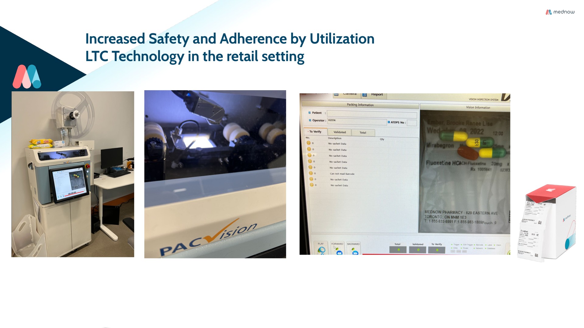 increased safety and adherence by utilization technology in the retail setting | Mednow