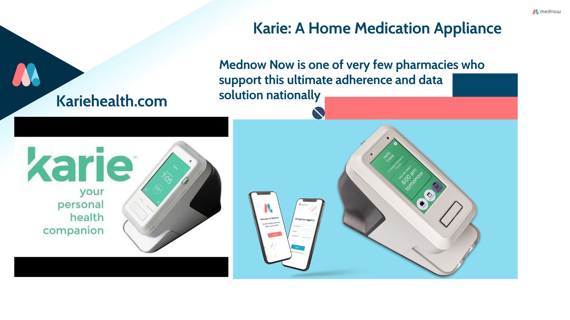 a home medication appliance | Mednow