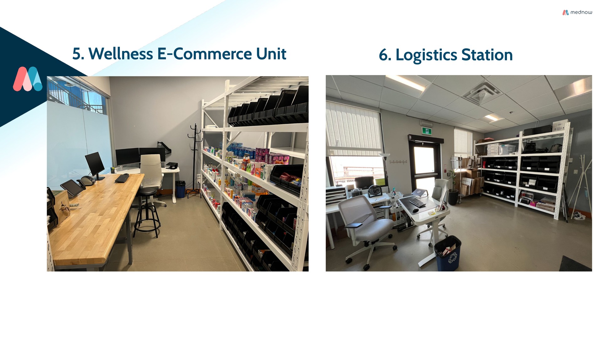 wellness commerce unit logistics station | Mednow