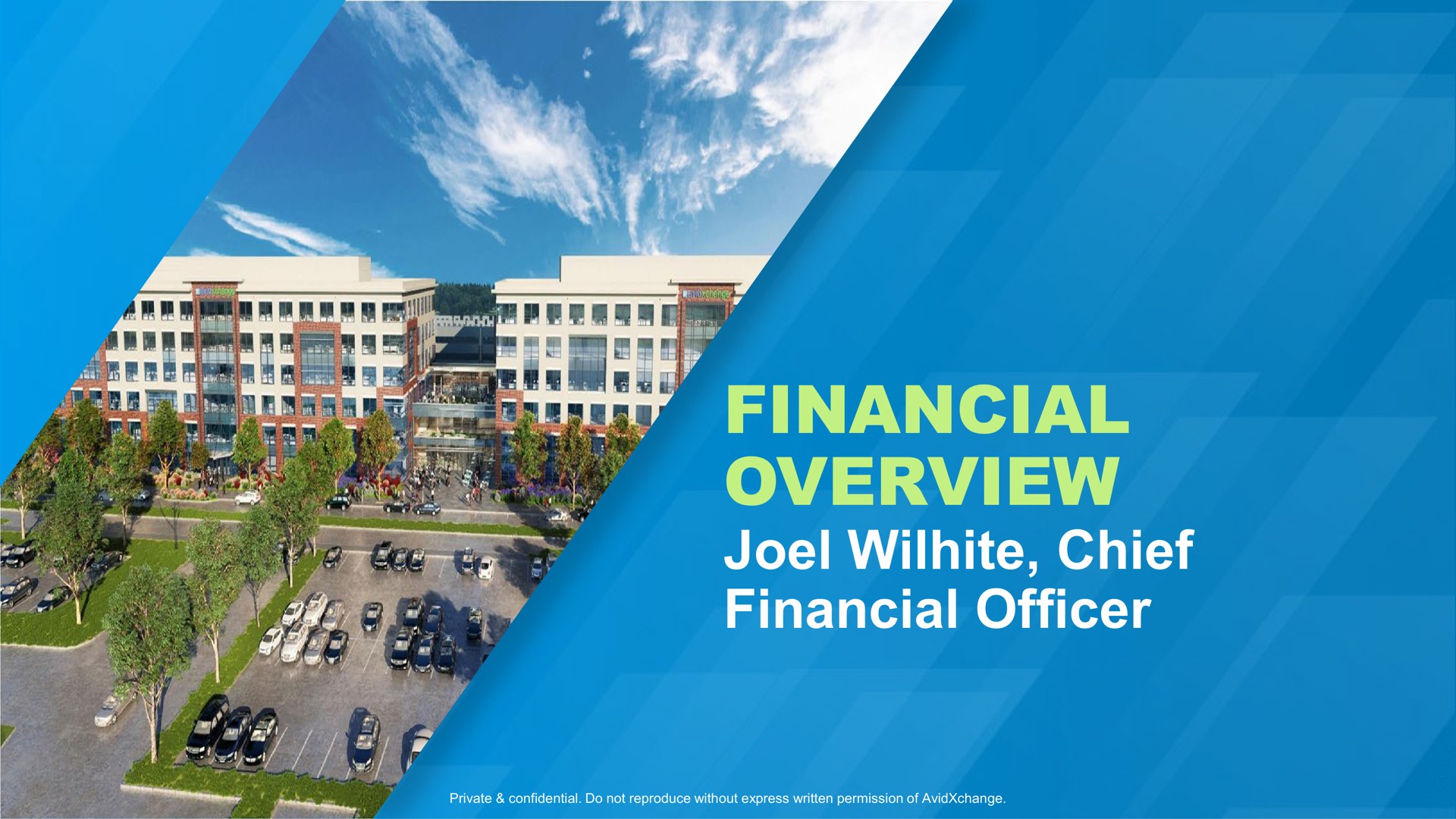 financial overview chief financial officer | AvidXchange
