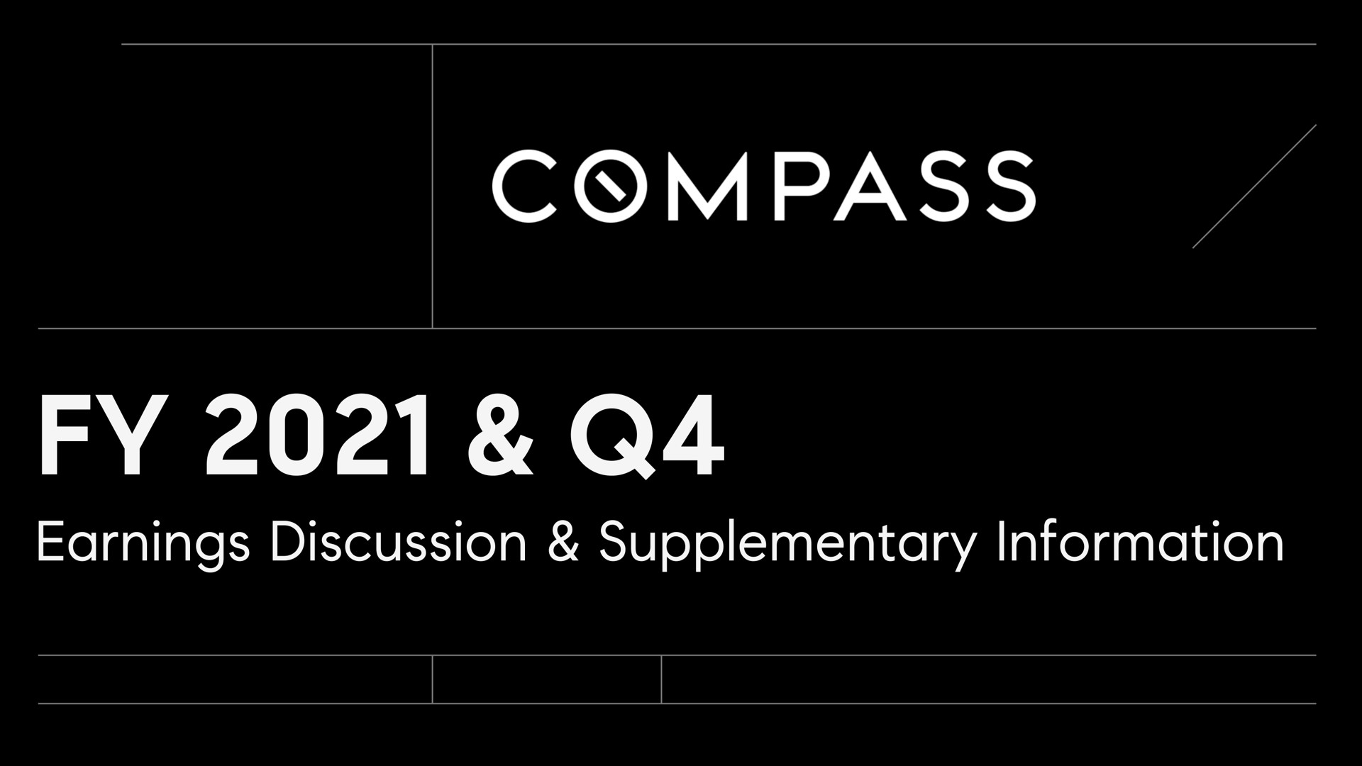 earnings discussion supplementary information compass | Compass