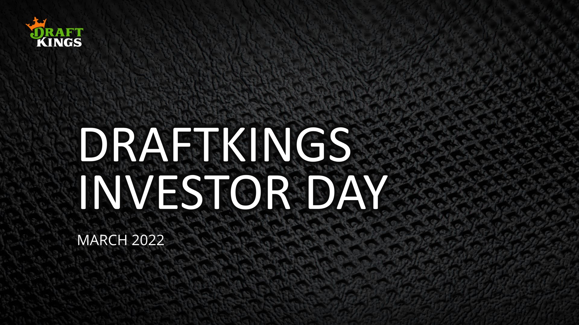 investor day march | DraftKings