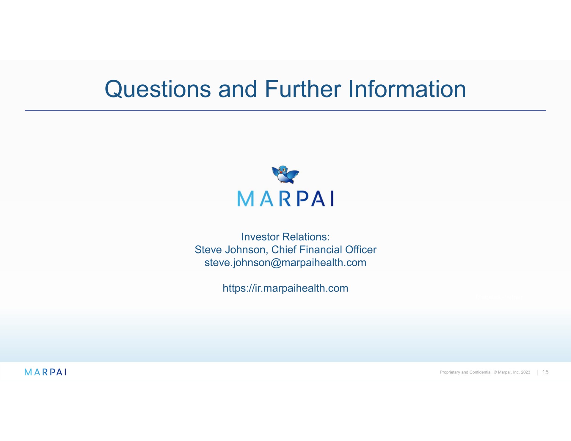 questions and further information | Marpai