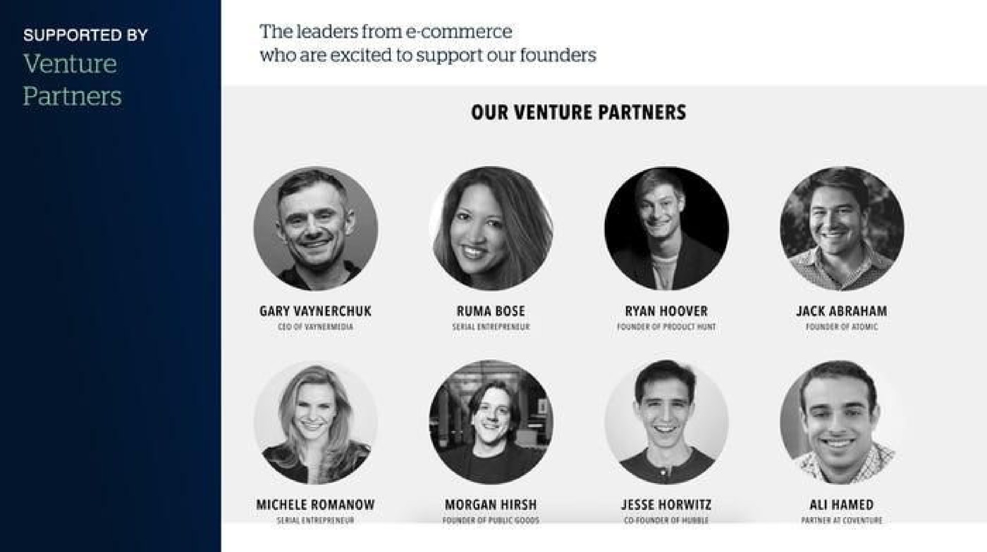 venture our venture partners | Clearbanc