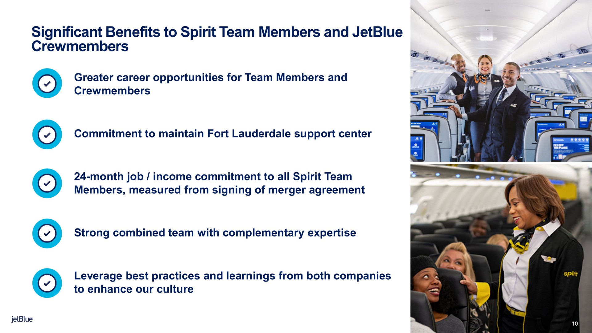 significant benefits to spirit team members and month job income commitment all | jetBlue