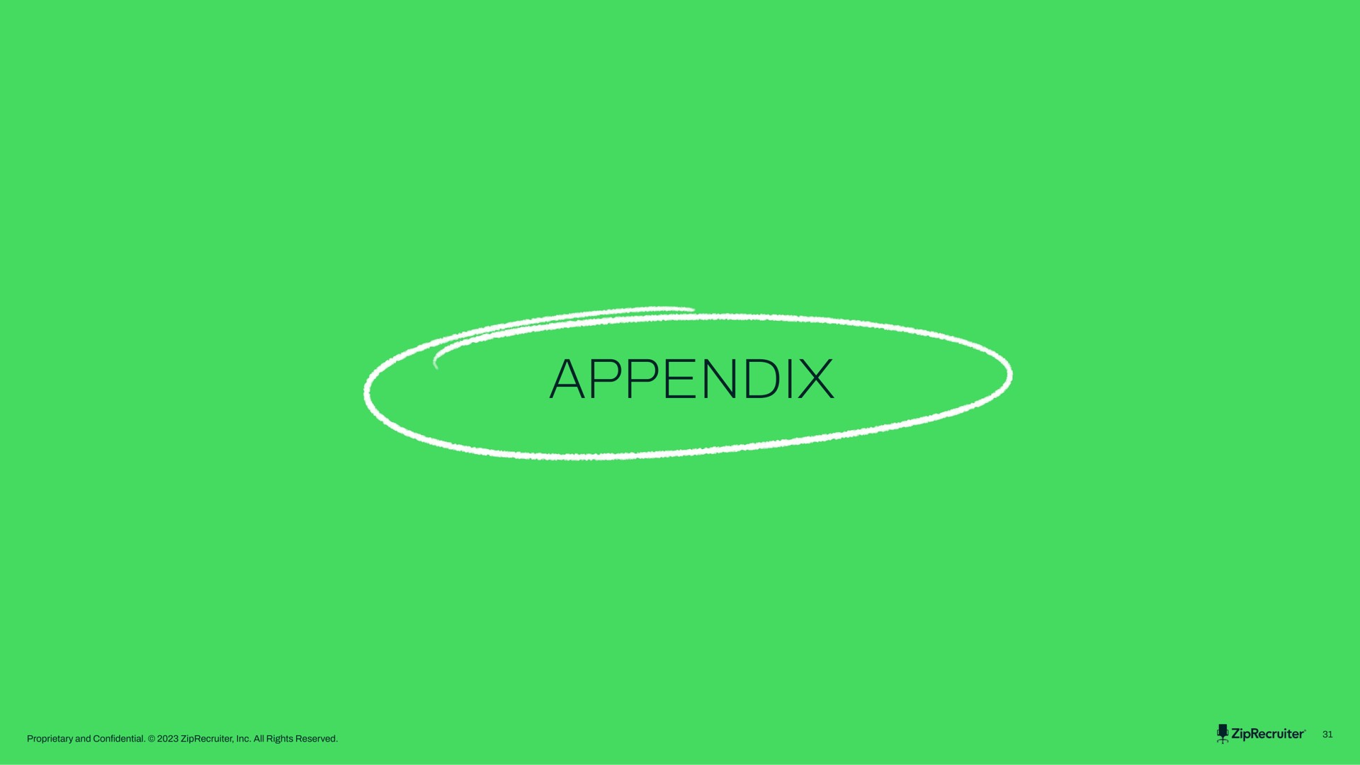 appendix | ZipRecruiter